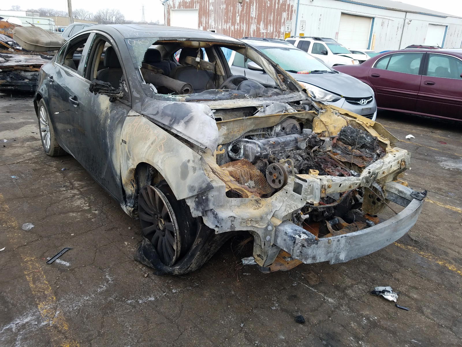 BUICK REGAL CXL 2011 with VIN W04GS5EC5B1010376 - Photo from auction