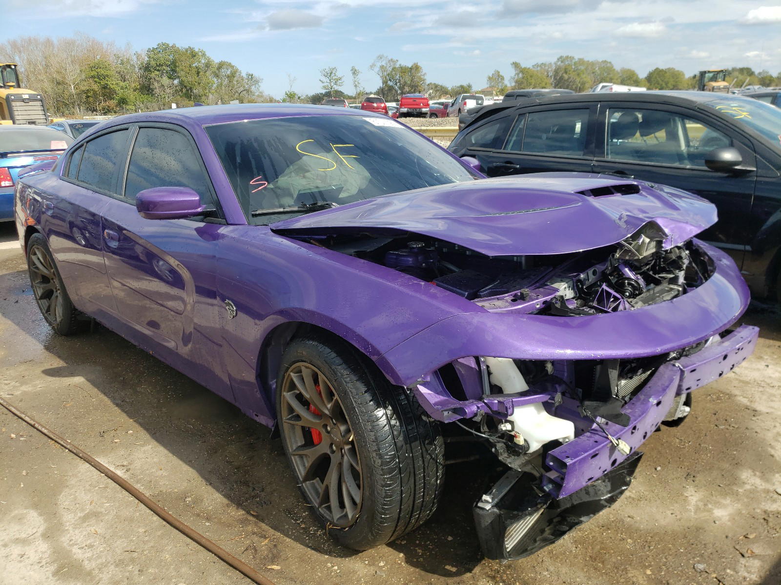 DODGE CHARGER SR 2016 with VIN 2C3CDXL95GH136672 - Photo from auction