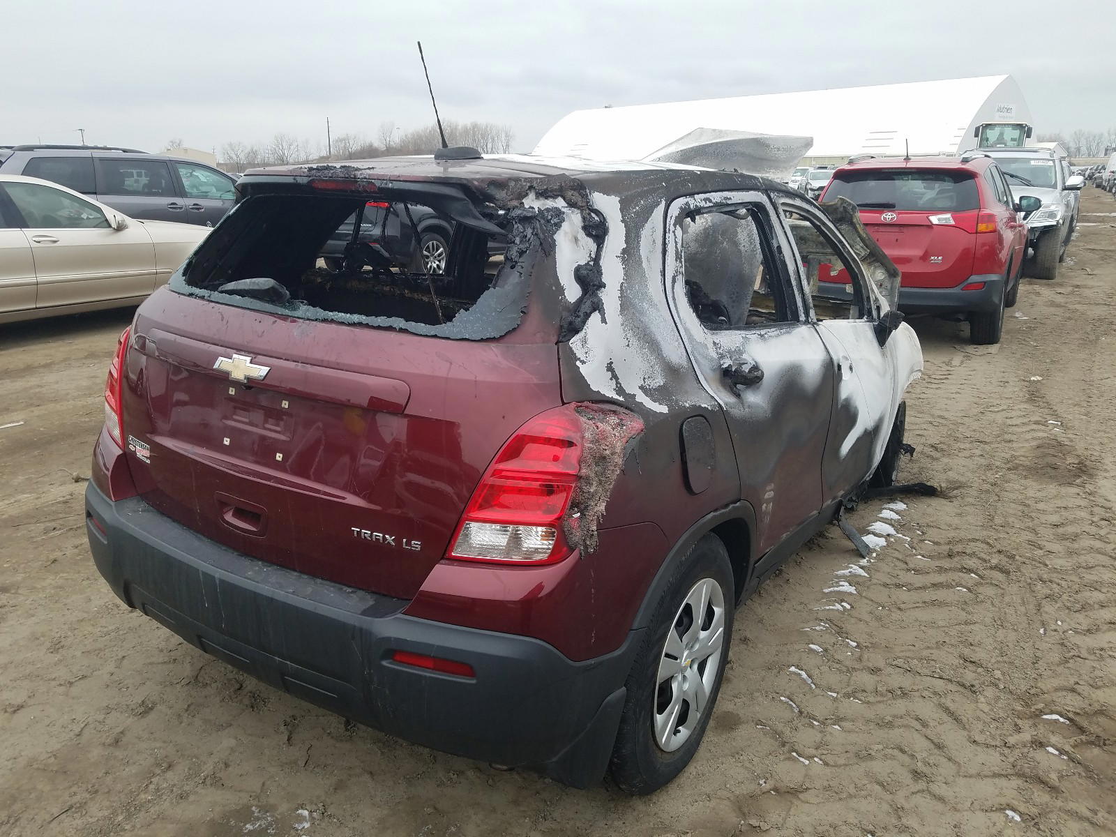 Photo 4 from auction – 2016 CHEVROLET TRAX LS with VIN 3GNCJKSB5GL212711