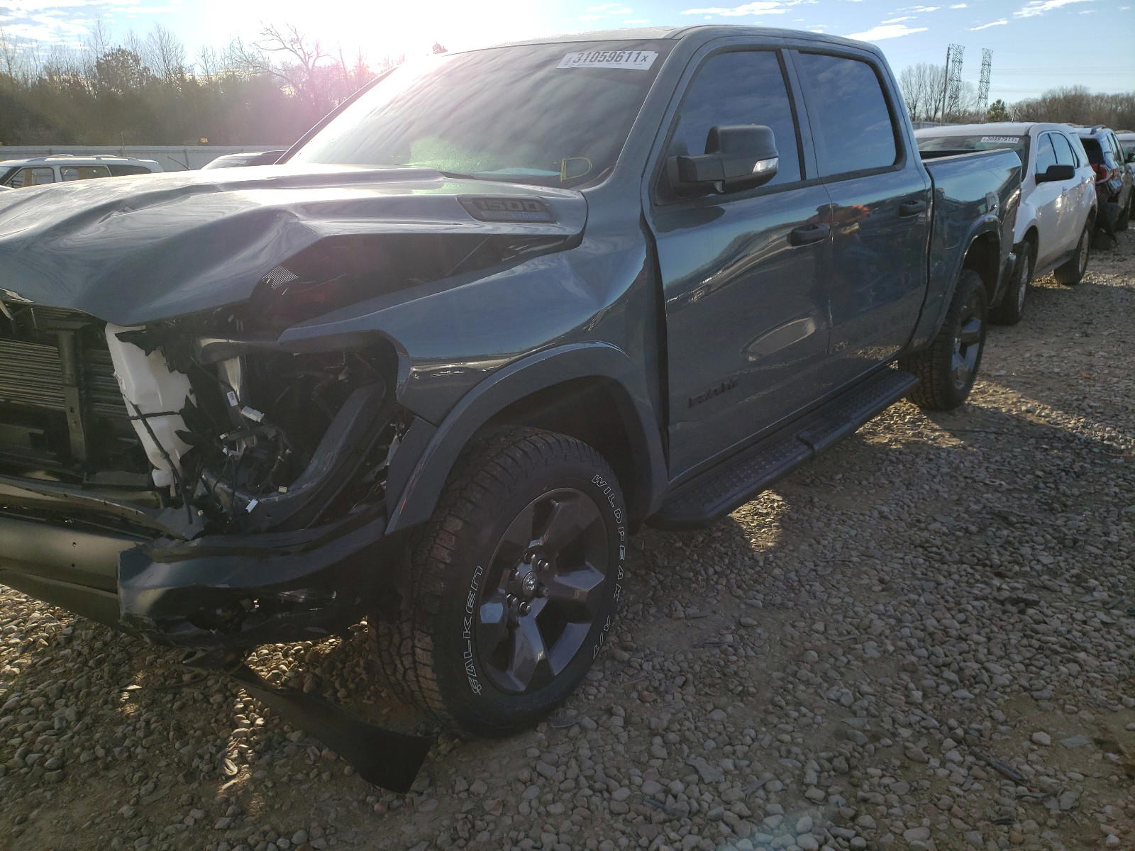 Photo 2 from auction – 2021 RAM 1500 BIG H with VIN 1C6SRFFT4MN558808