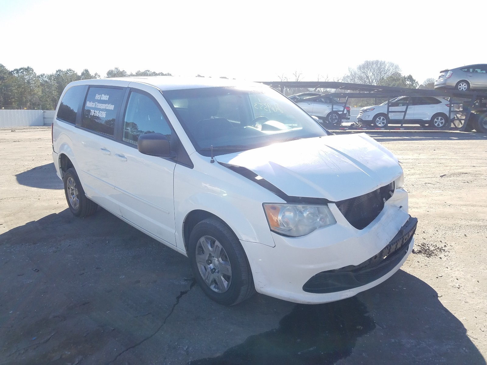 Photo 1 from auction – 2012 DODGE GRAND CARA with VIN 2C4RDGBG8CR249316