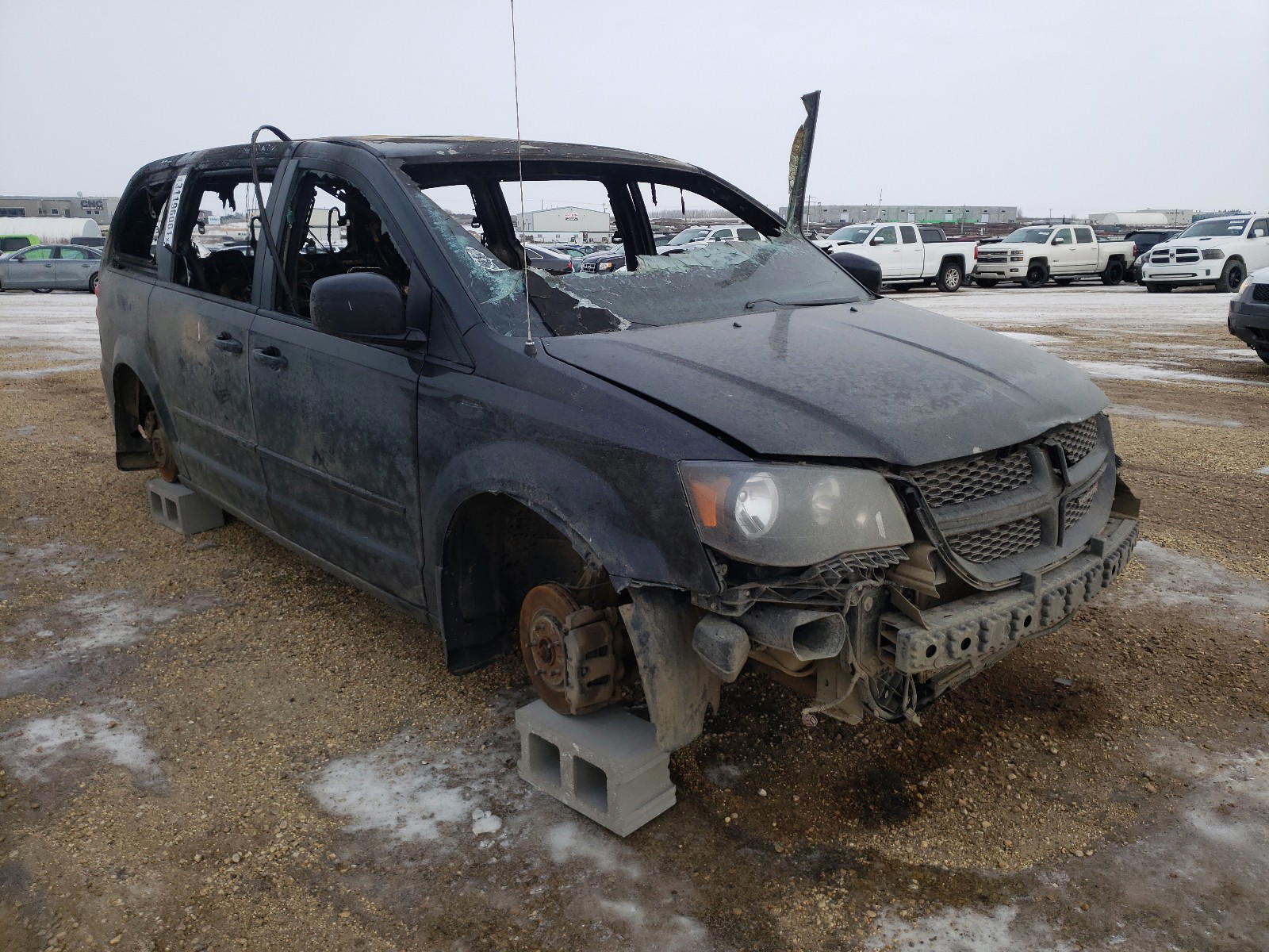 DODGE GRAND CARA 2017 with VIN 2C4RDGEG4HR874671 - Photo from auction