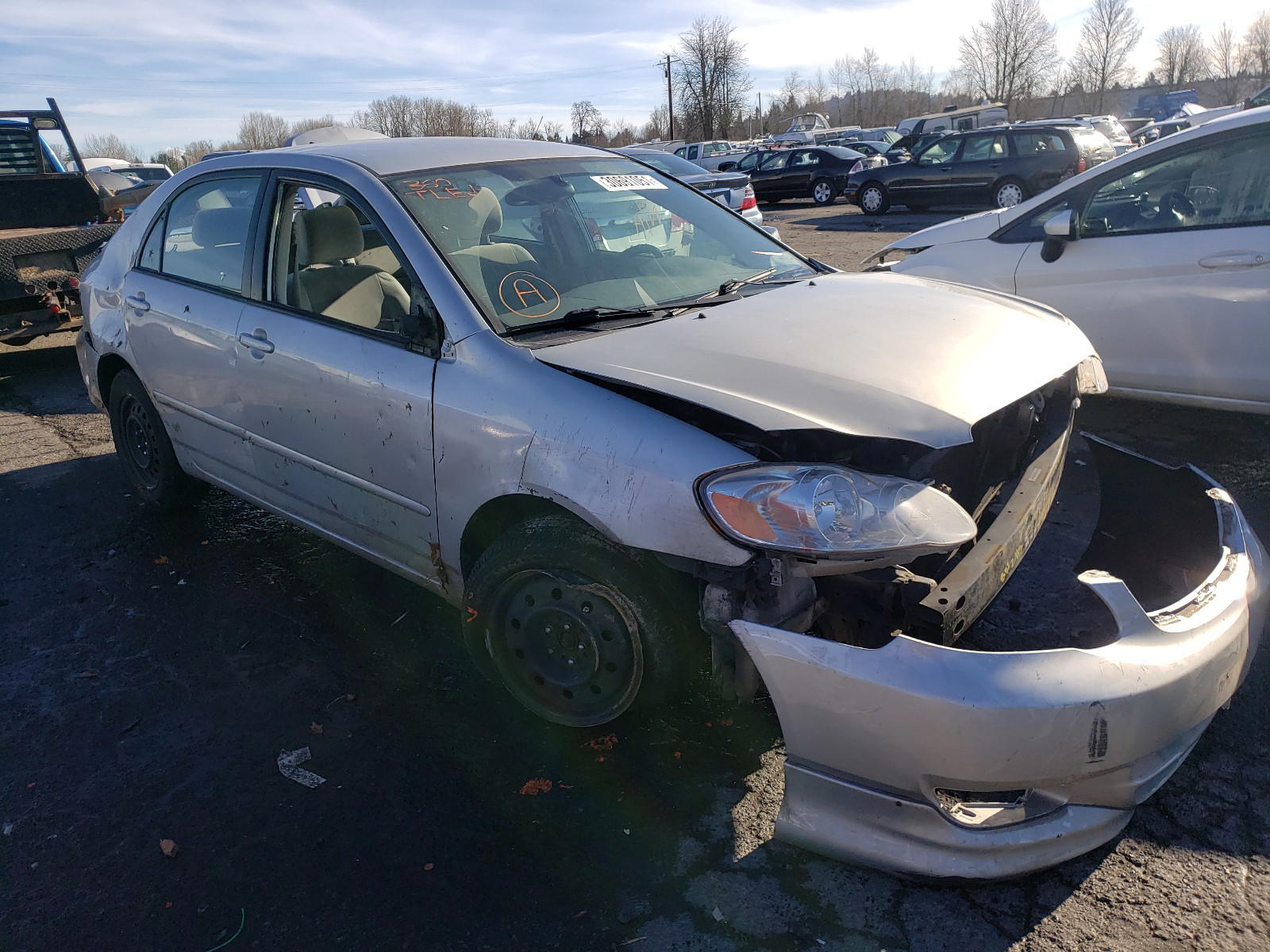 TOYOTA COROLLA CE 2008 with VIN 1NXBR32E58Z024805 - Photo from auction