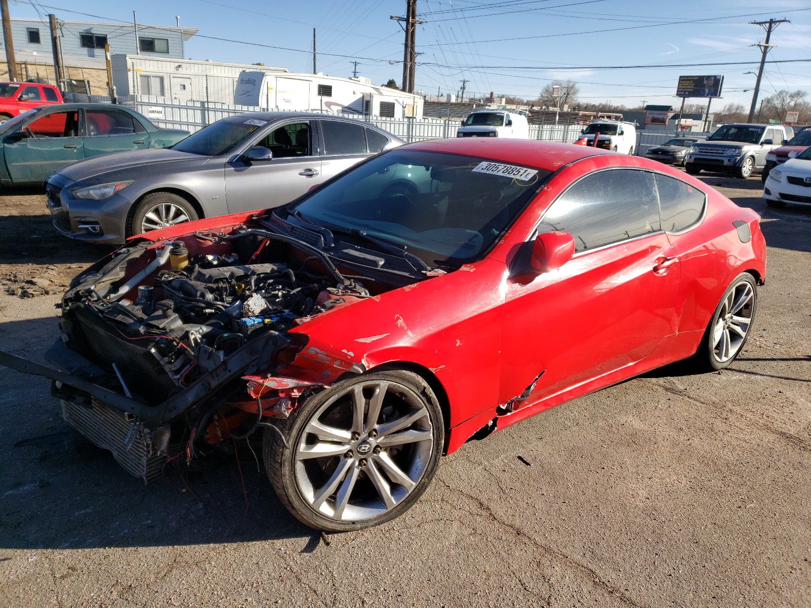 Photo 2 from auction – 2012 HYUNDAI GENESIS CO with VIN KMHHT6KD6CU073959