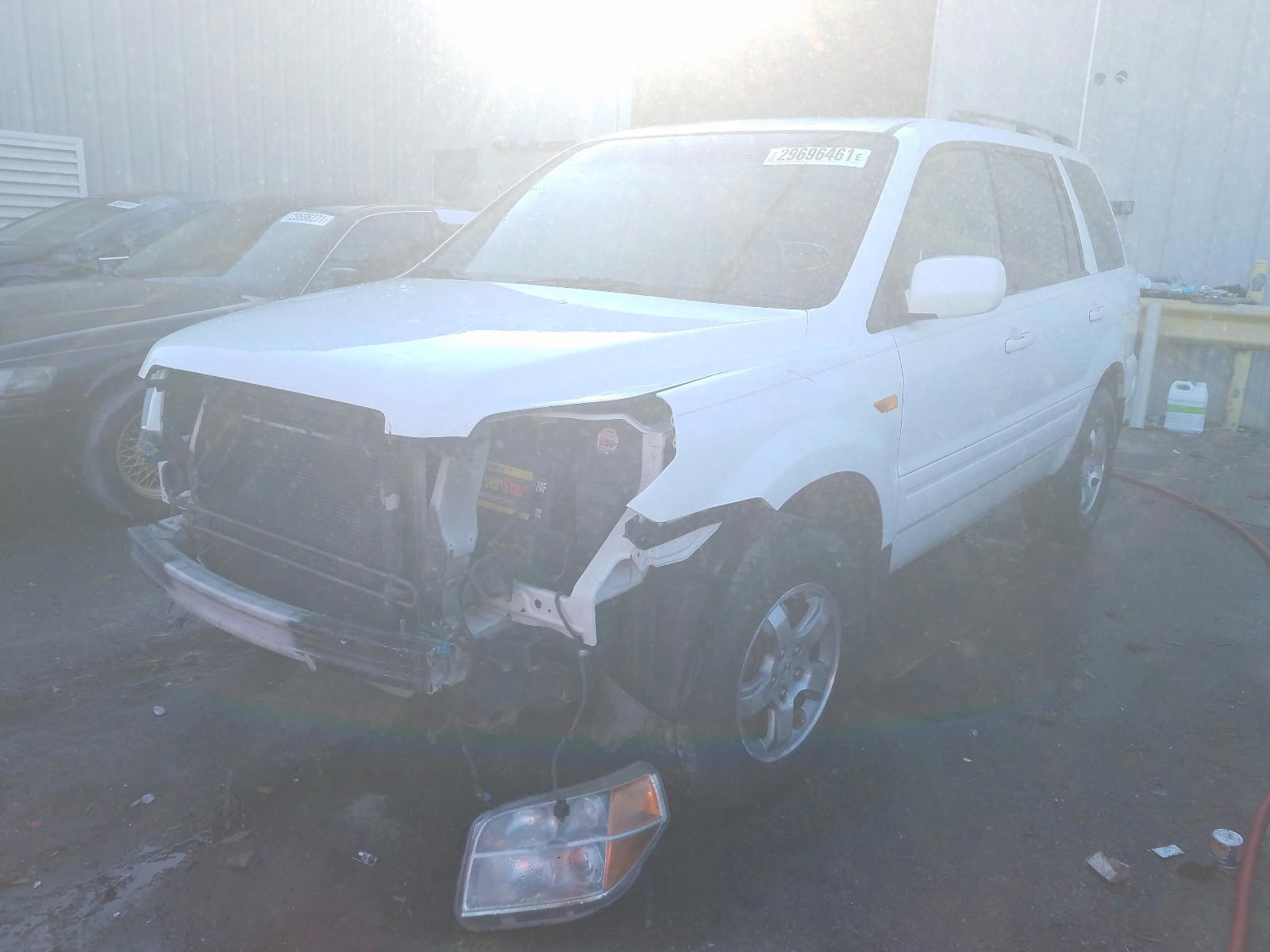 Photo 2 from auction – 2008 HONDA PILOT EXL with VIN 5FNYF28768B013055