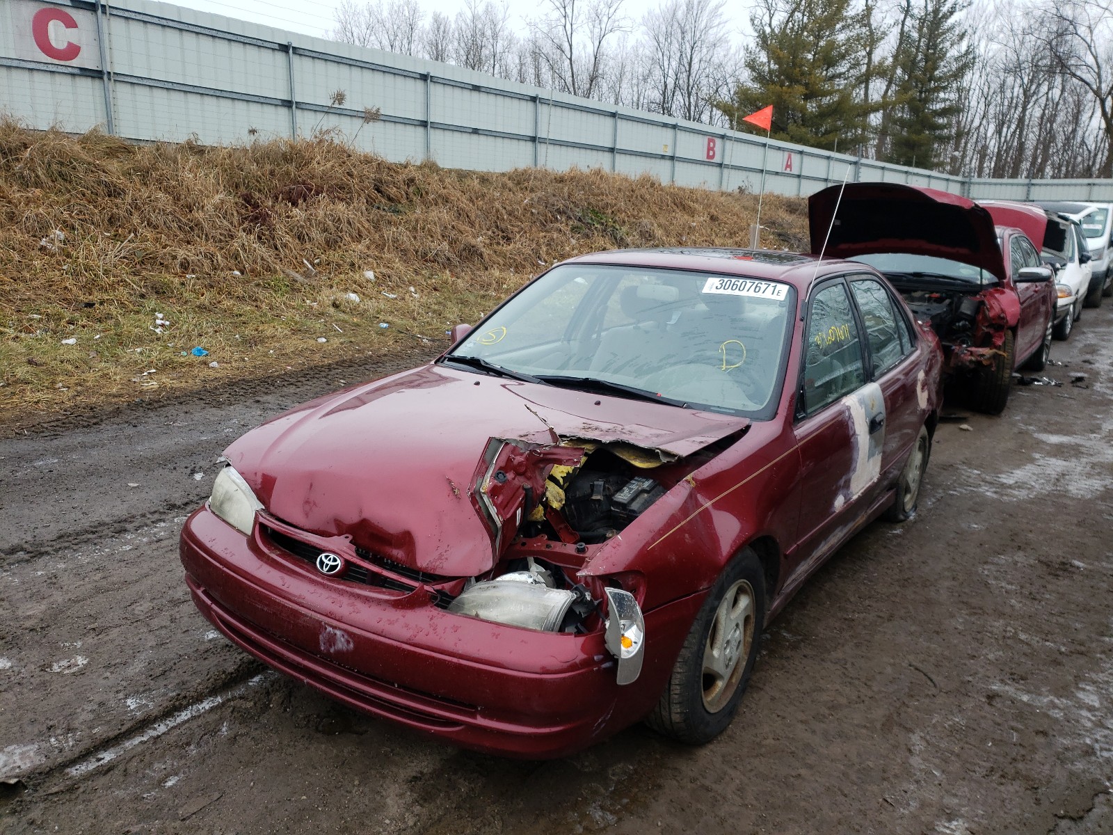 Photo 2 from auction – 1999 TOYOTA COROLLA VE with VIN 2T1BR12E3XC204112
