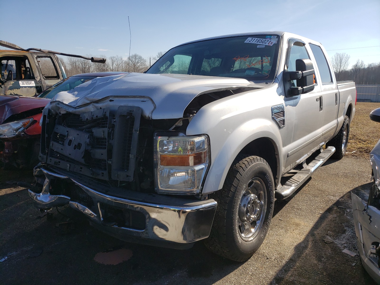 Photo 2 from auction – 2008 FORD F250 SUPER with VIN 1FTSW20R48EB42366