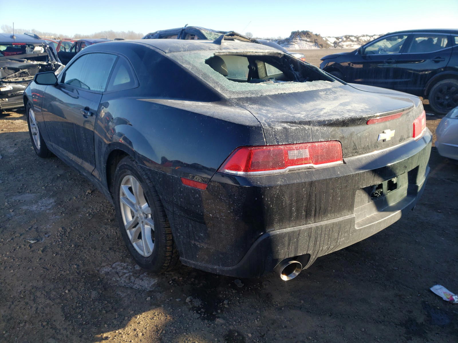 Photo 3 from auction – 2014 CHEVROLET CAMARO LS with VIN 2G1FA1E36E9323376