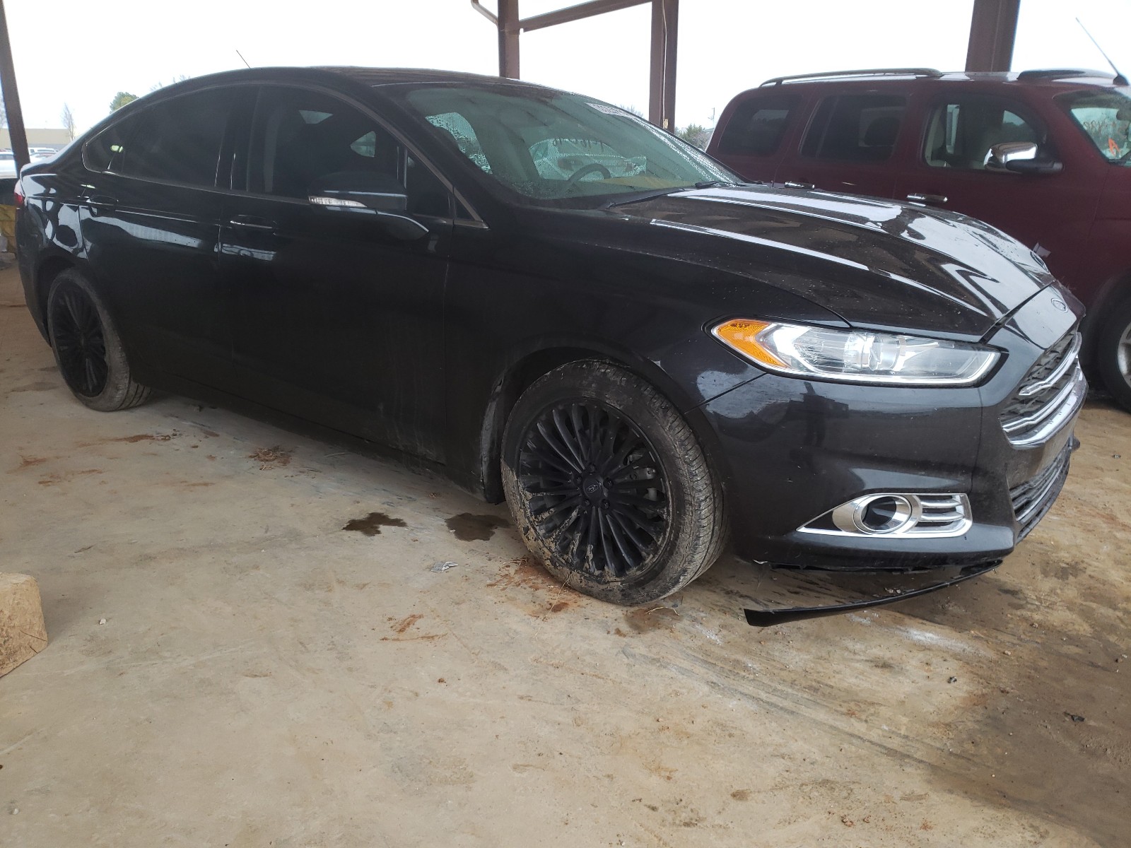 FORD FUSION TIT 2015 with VIN 3FA6P0K99FR239465 - Photo from auction