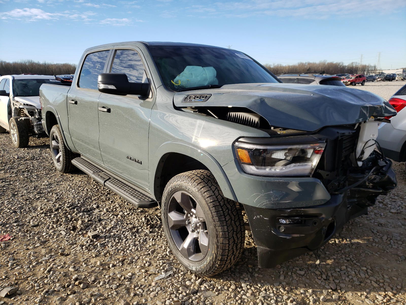 RAM 1500 BIG H 2021 with VIN 1C6SRFFT4MN558808 - Photo from auction