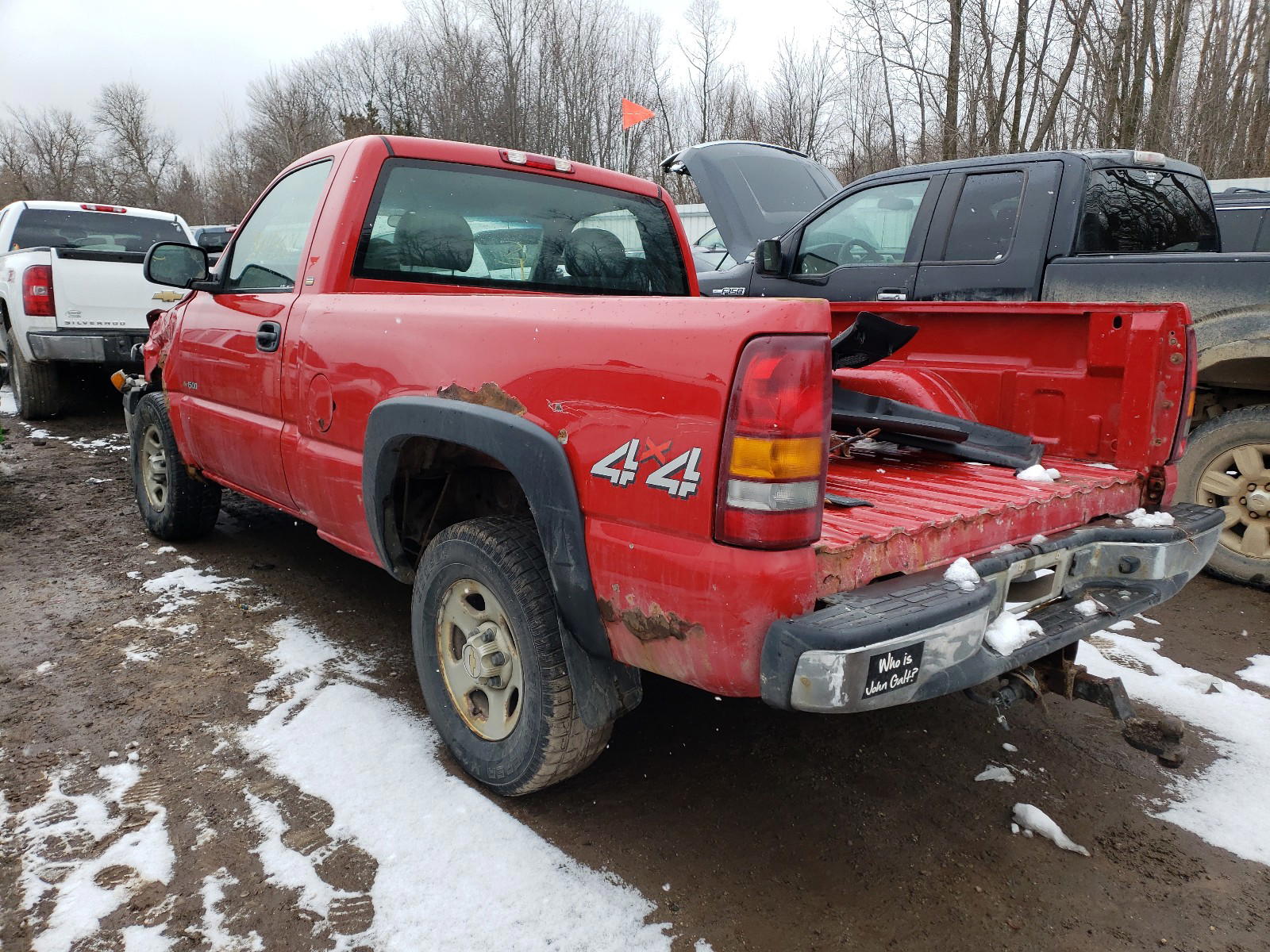 Photo 3 from auction – 2002 CHEVROLET SILVERADO with VIN 1GCEK14V52Z227162