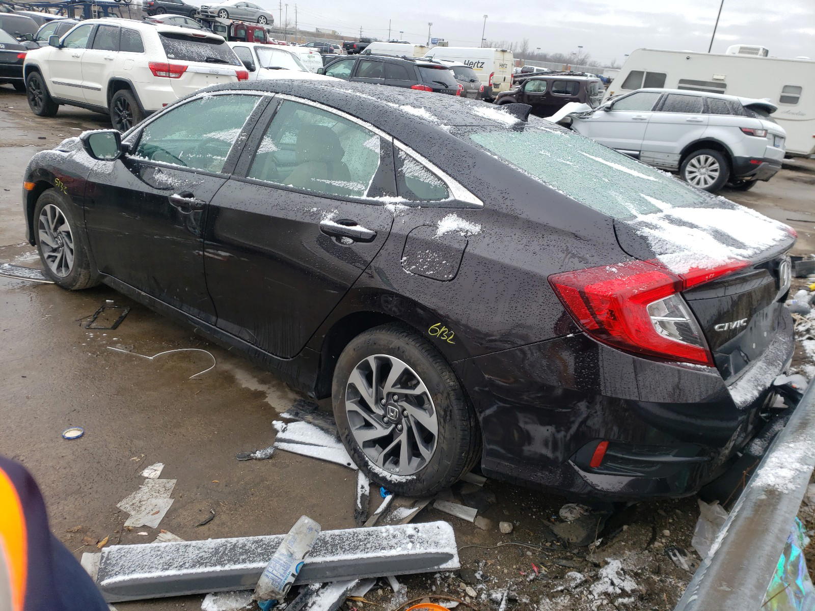 Photo 3 from auction – 2017 HONDA CIVIC EX with VIN 19XFC2F71HE013926