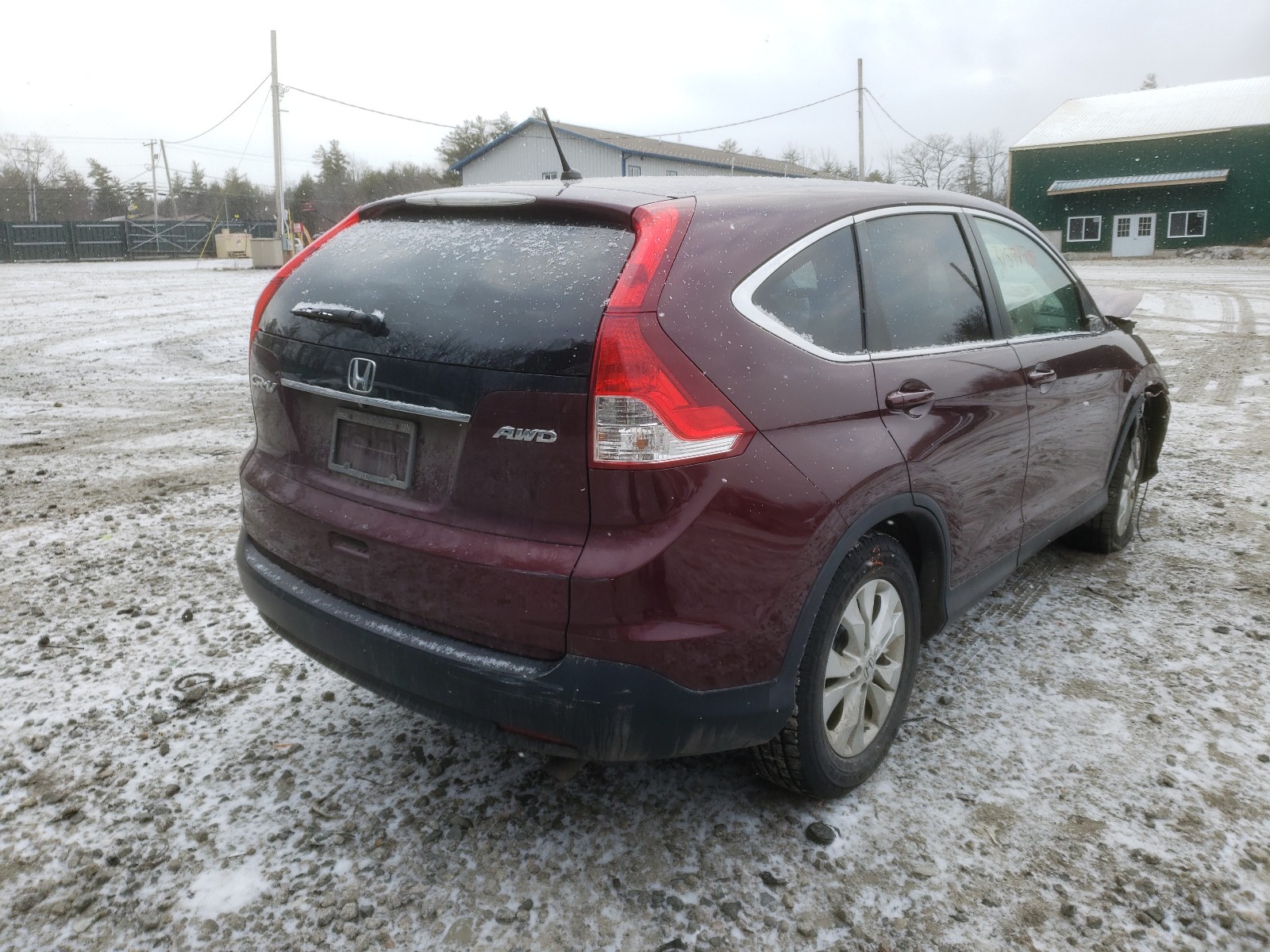 Photo 4 from auction – 2013 HONDA CR-V EX with VIN 5J6RM4H55DL086455