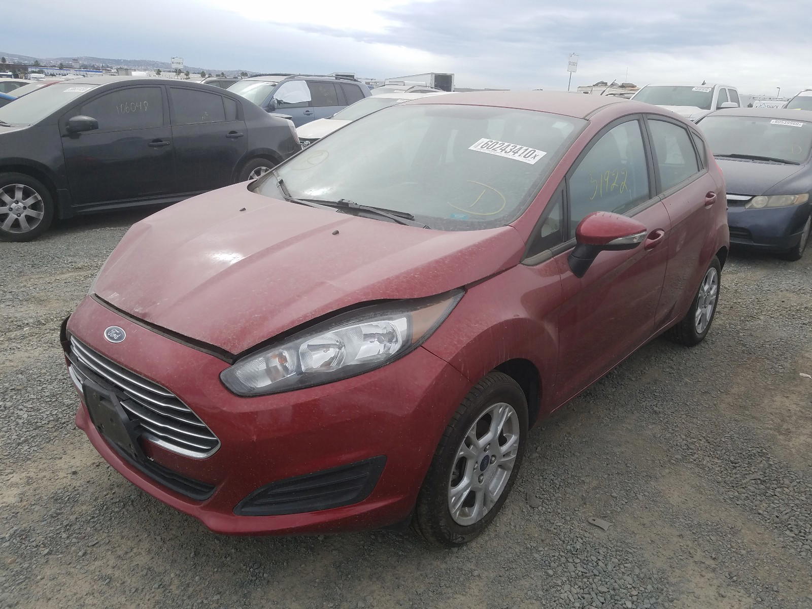 Photo 2 from auction – 2015 FORD FIESTA SE with VIN 3FADP4EJ3FM149407