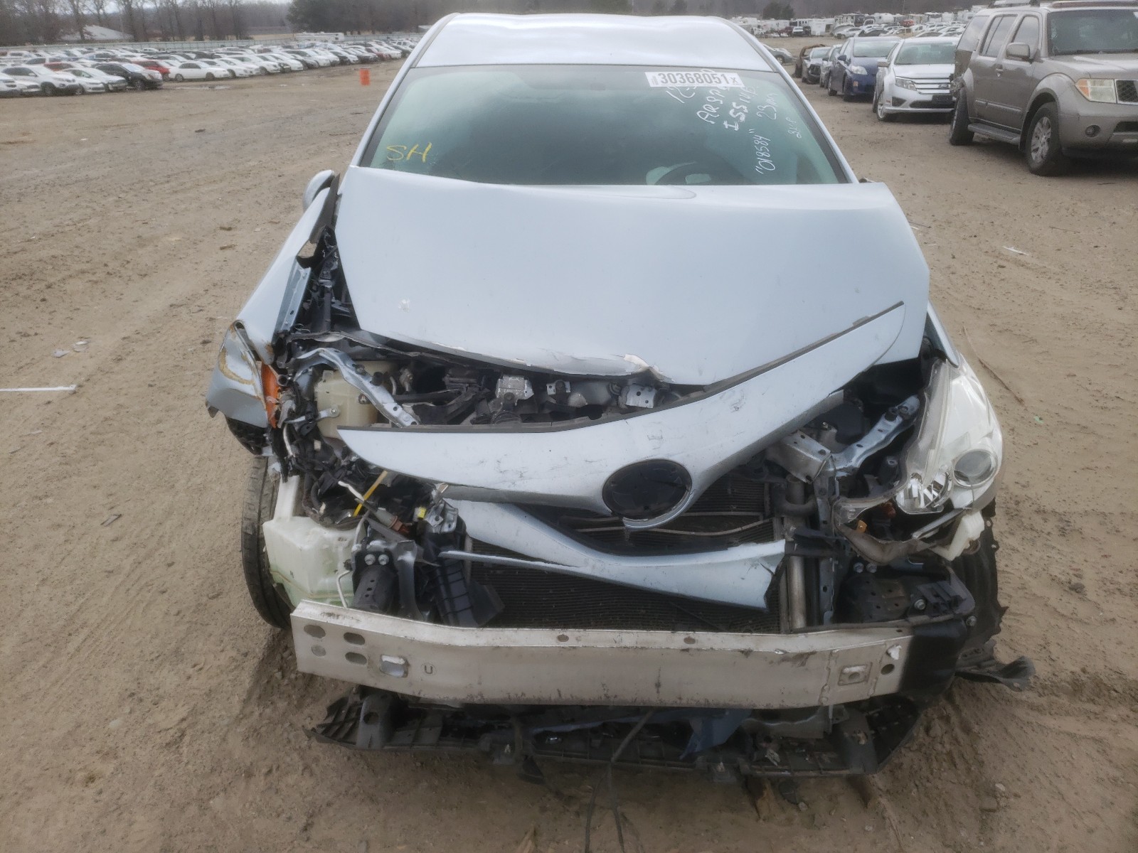 Photo 7 from auction – 2015 TOYOTA PRIUS V with VIN JTDZN3EU9FJ023408