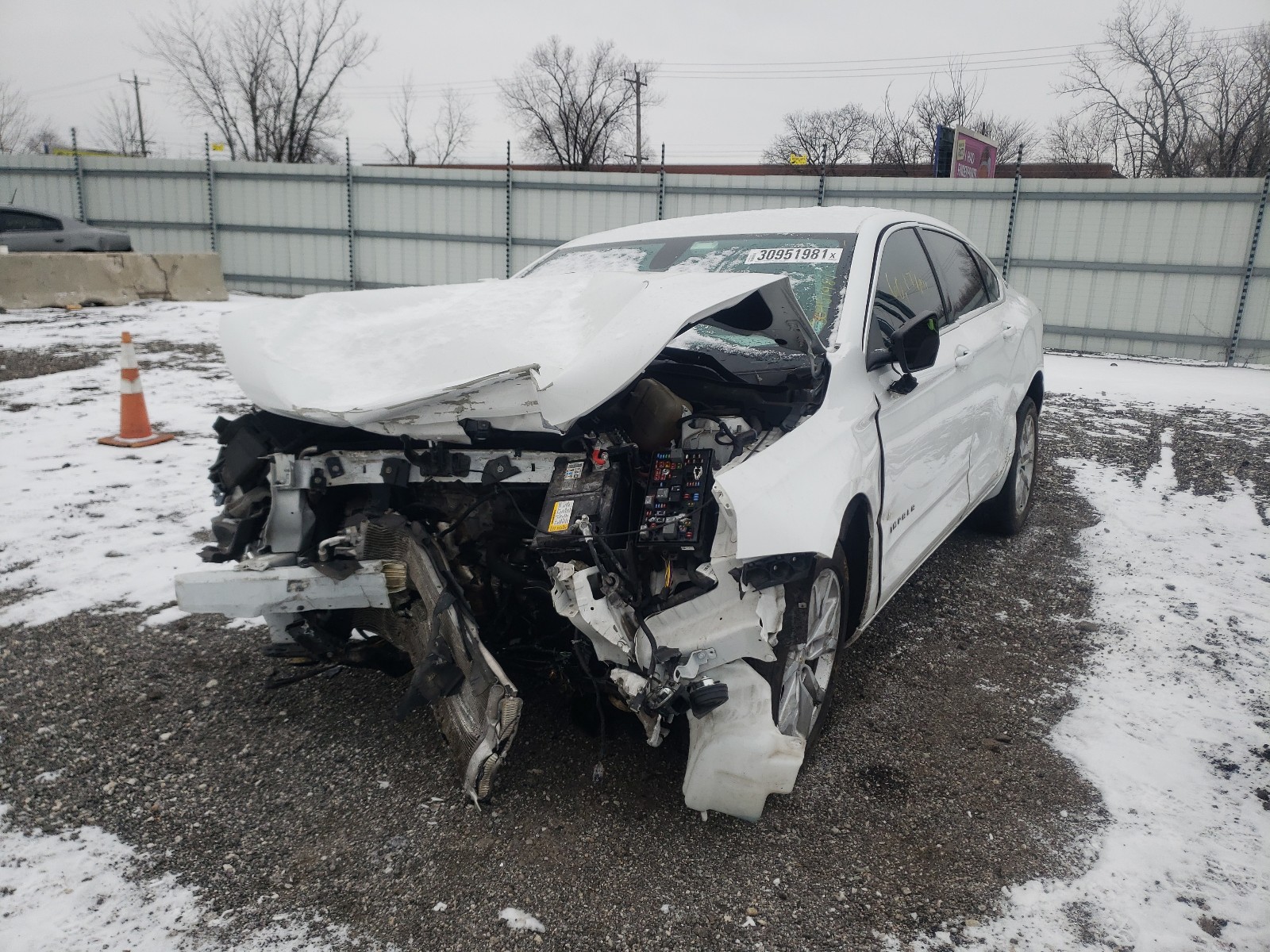 Photo 2 from auction – 2018 CHEVROLET IMPALA LT with VIN 2G1105S31J9135108