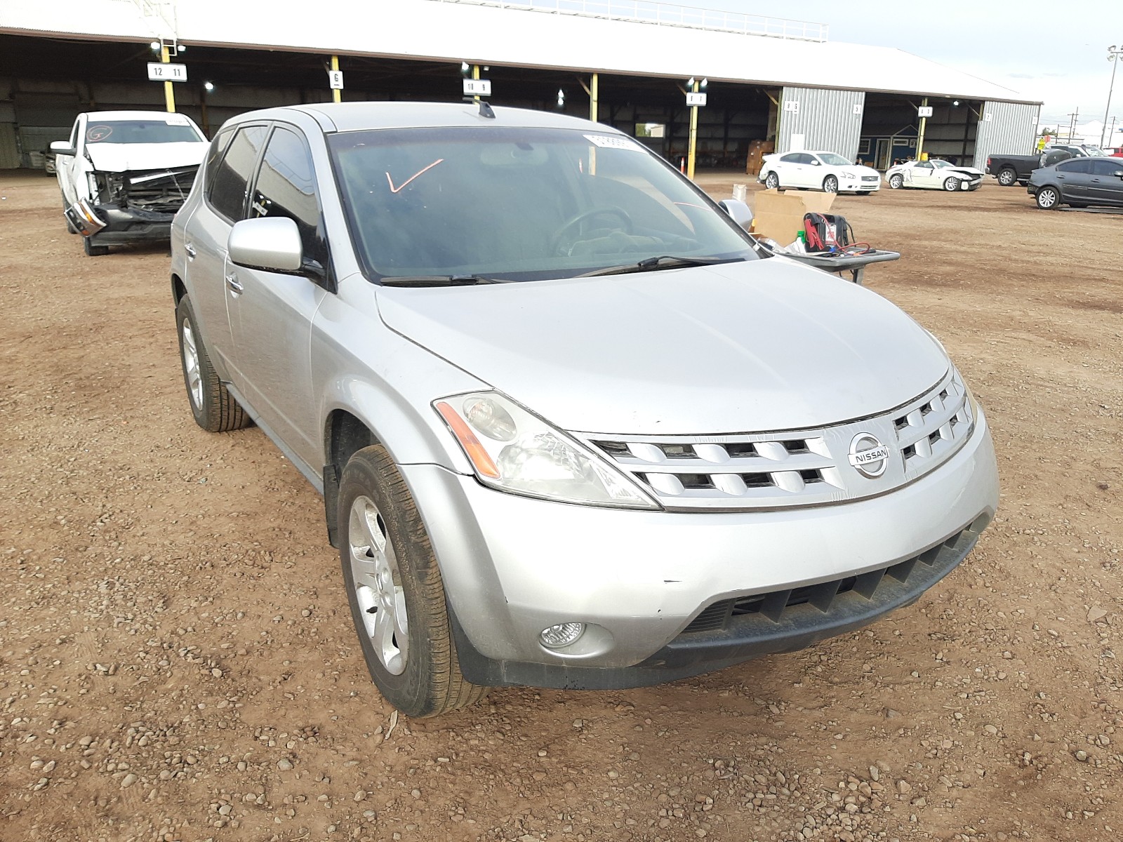 NISSAN MURANO SL 2003 with VIN JN8AZ08TX3W123299 - Photo from auction