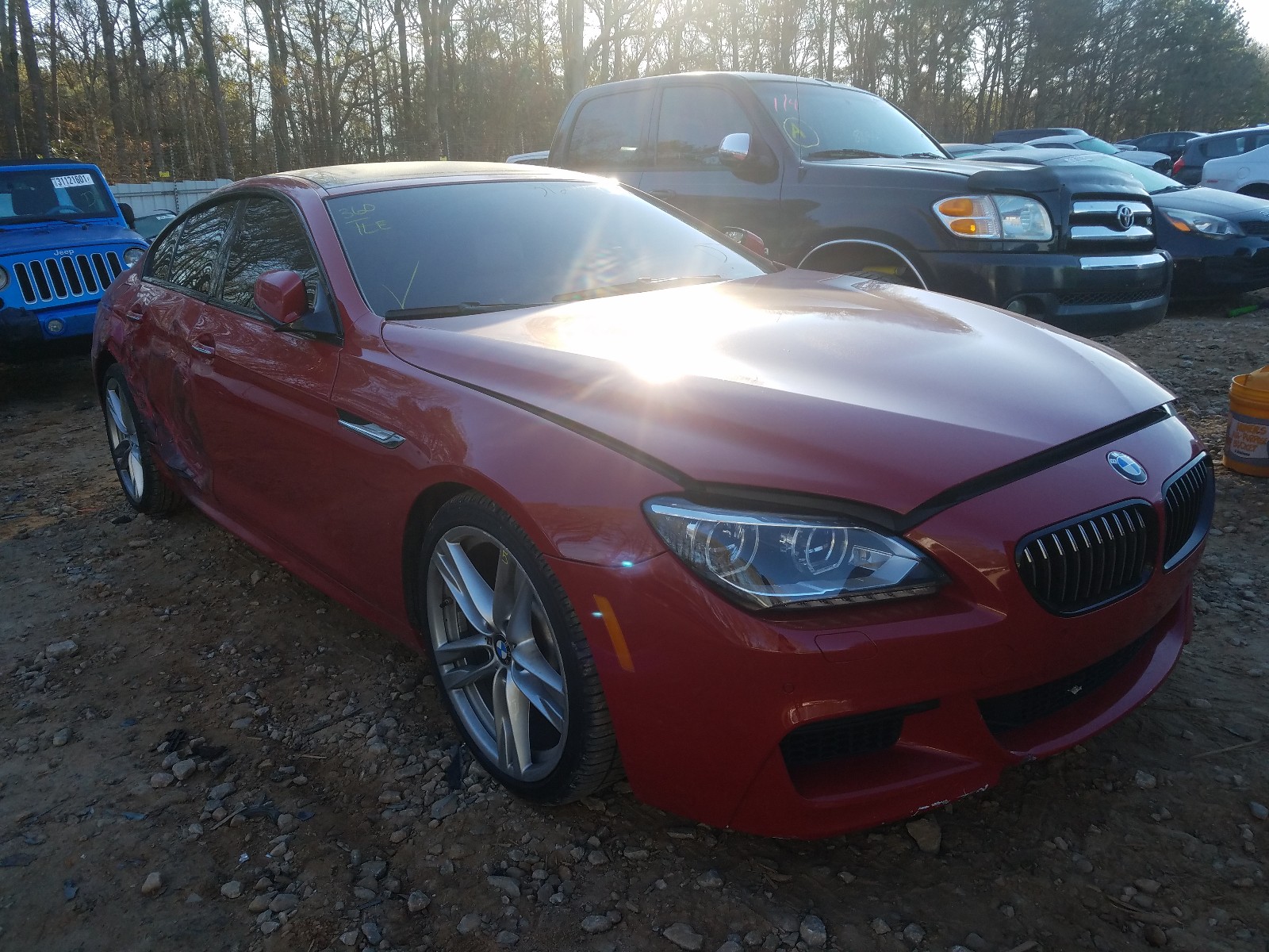BMW 640 I GRAN 2015 with VIN WBA6A0C55FGB53830 - Photo from auction