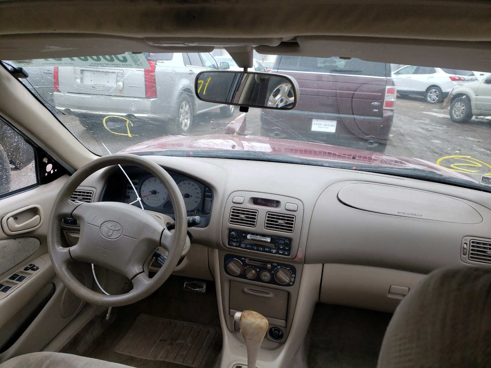Photo 9 from auction – 1999 TOYOTA COROLLA VE with VIN 2T1BR12E3XC204112