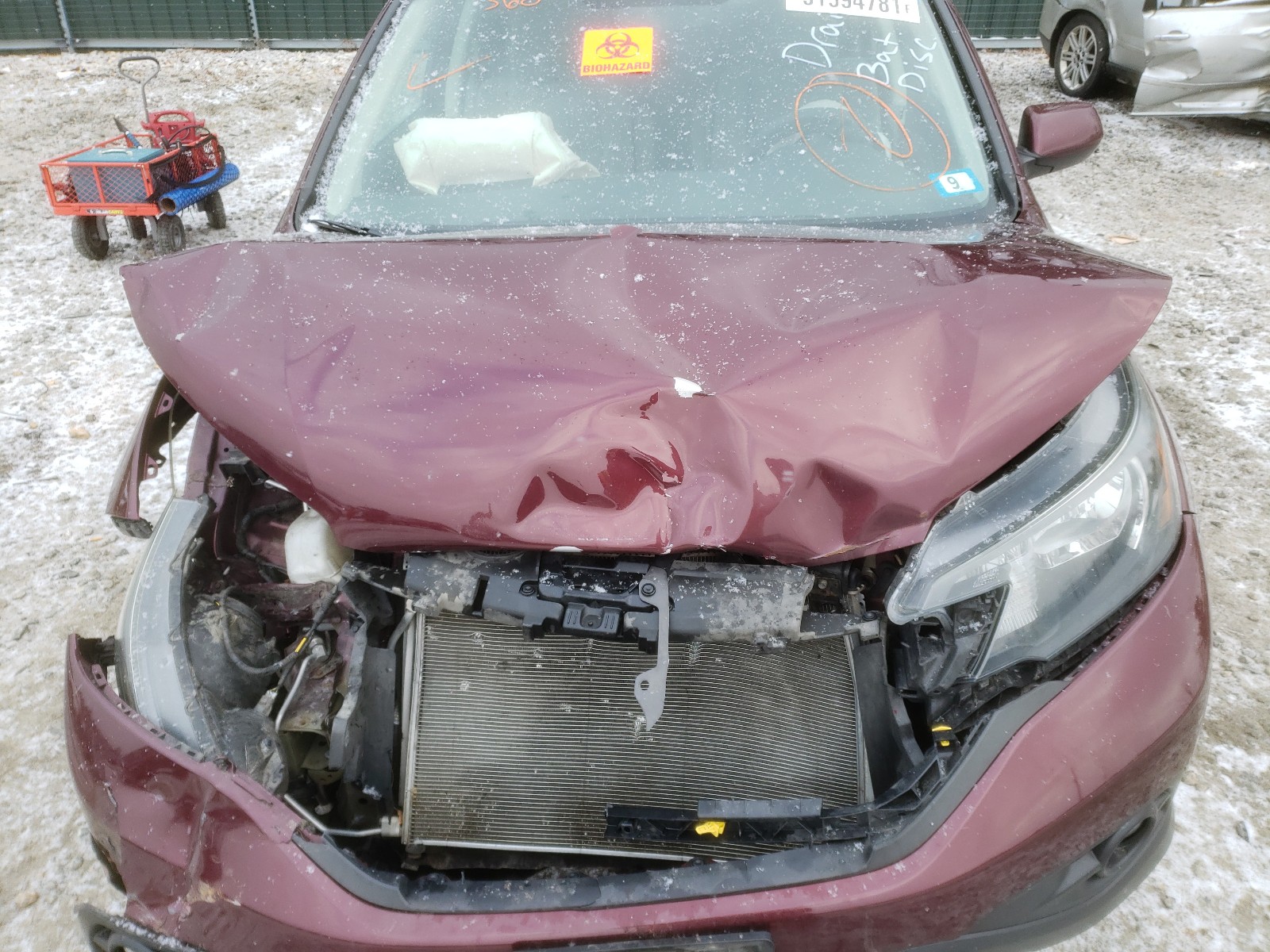 Photo 7 from auction – 2013 HONDA CR-V EX with VIN 5J6RM4H55DL086455