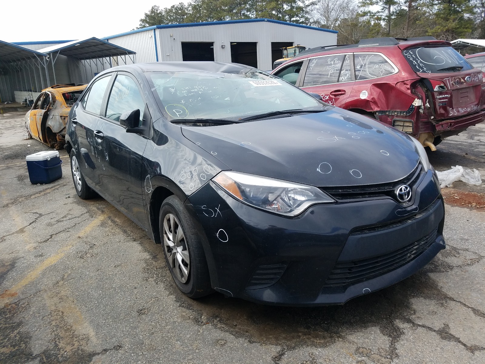TOYOTA COROLLA L 2014 مع رقم تعريف المركبة 2T1BURHE0EC061024 - صورة من المزاد