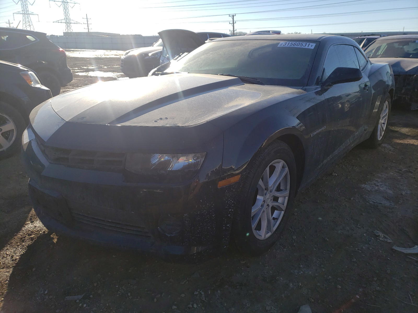 Photo 2 from auction – 2014 CHEVROLET CAMARO LS with VIN 2G1FA1E36E9323376