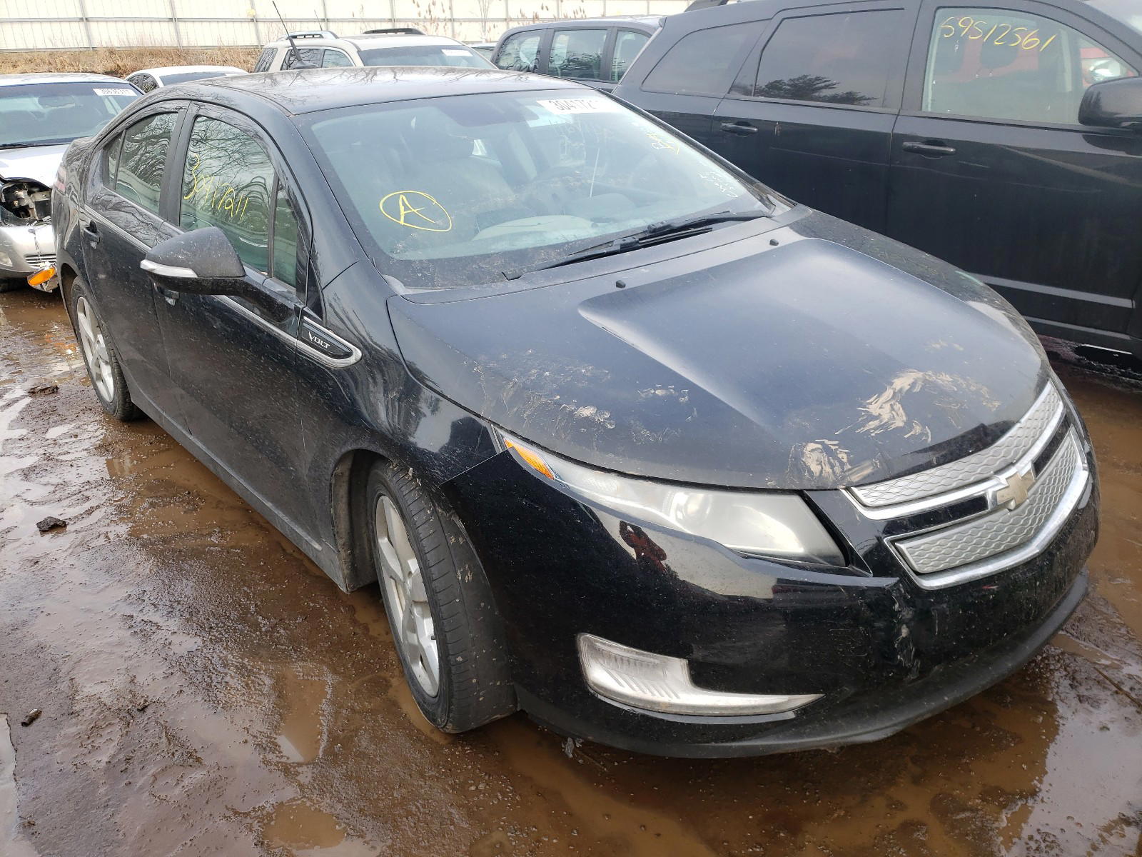 CHEVROLET VOLT 2013 with VIN 1G1RE6E49DU101598 - Photo from auction