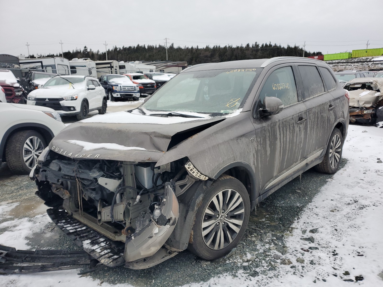 Photo 2 from auction – 2019 MITSUBISHI OUTLANDER with VIN JA4JZ3AX3KZ600771