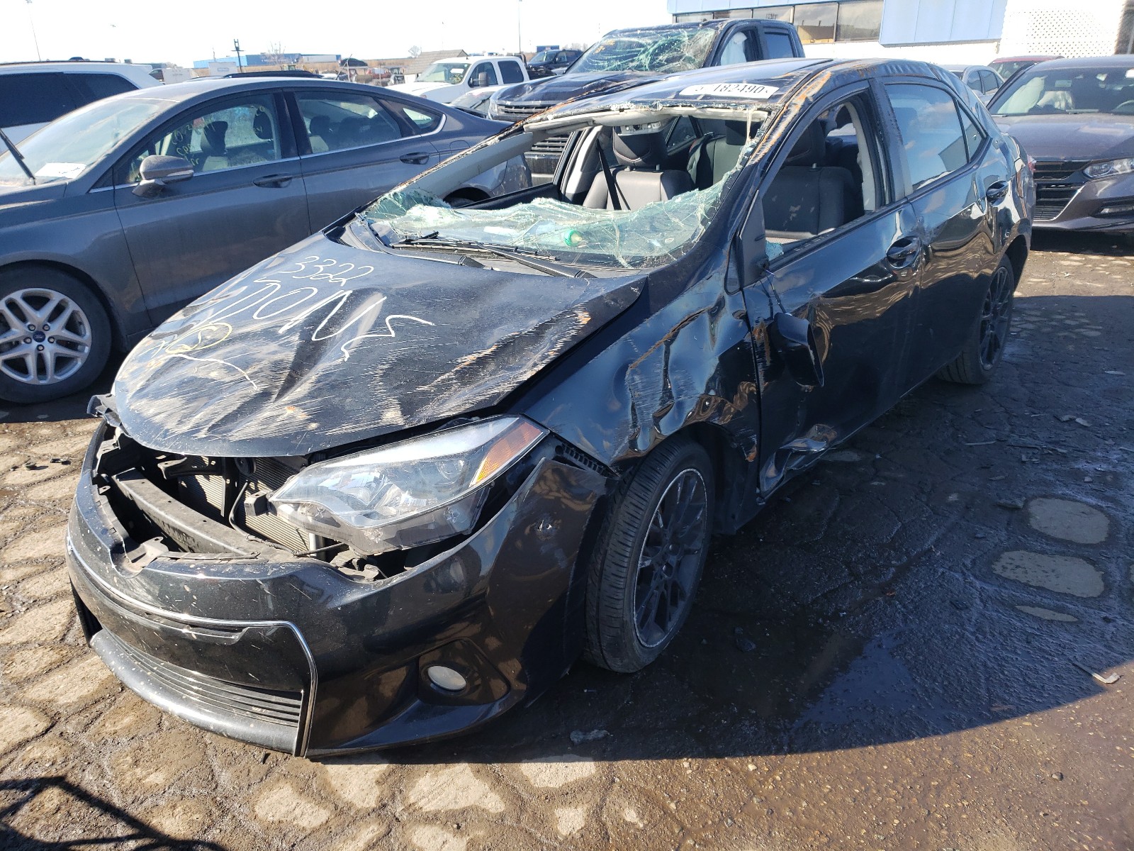 Photo 2 from auction – 2016 TOYOTA COROLLA L with VIN 2T1BURHE1GC593322
