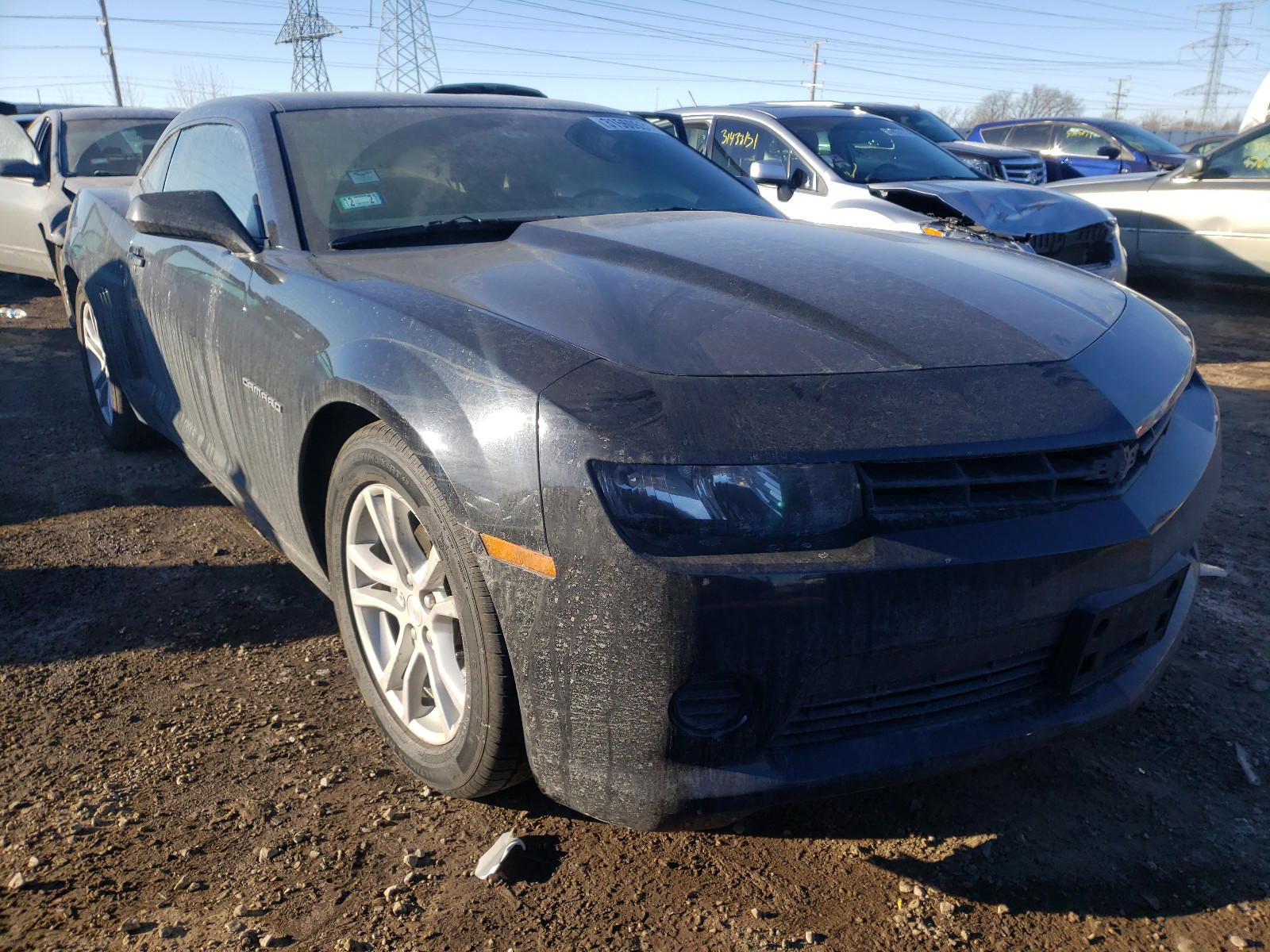 CHEVROLET CAMARO LS 2014 with VIN 2G1FA1E36E9323376 - Photo from auction