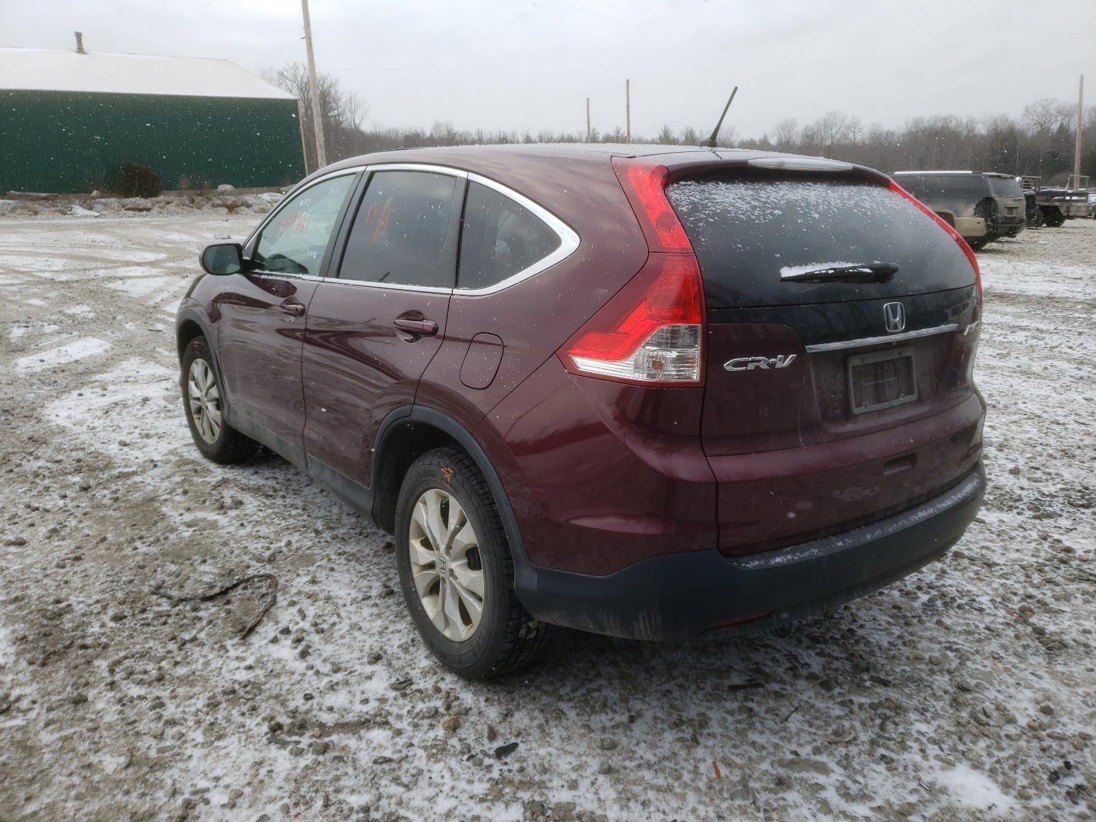 Photo 3 from auction – 2013 HONDA CR-V EX with VIN 5J6RM4H55DL086455