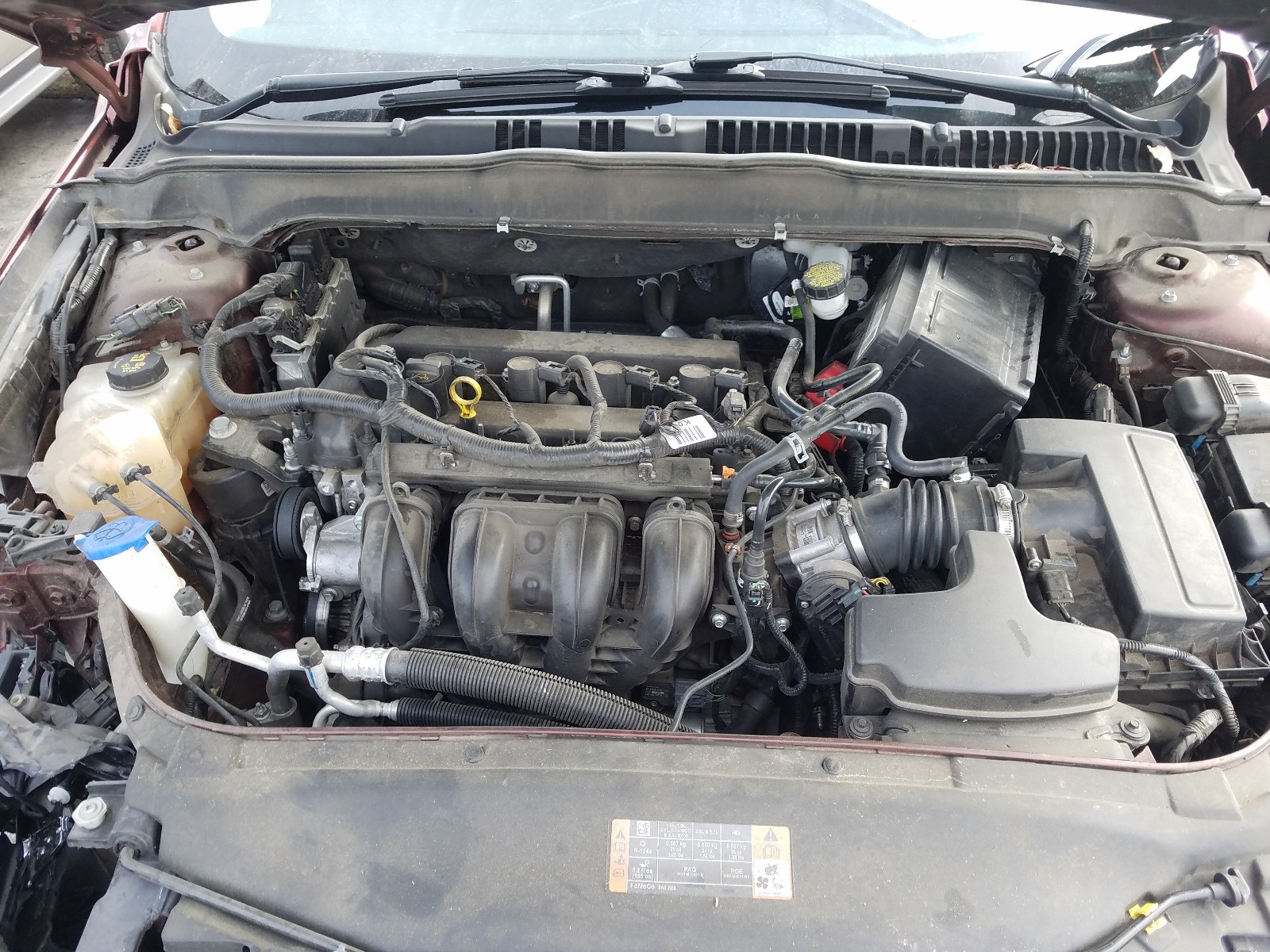 Photo 7 from auction – 2016 FORD FUSION S with VIN 3FA6P0G70GR245020