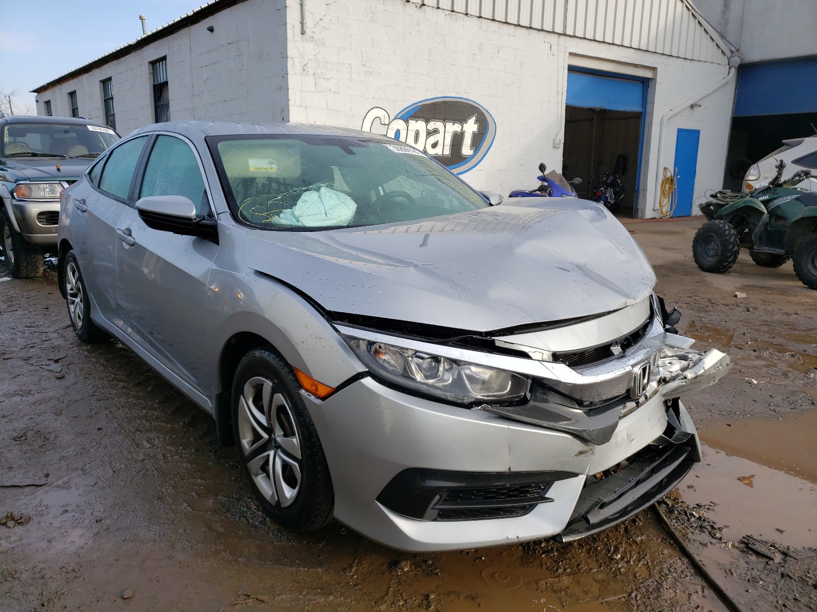 Photo 1 from auction – 2016 HONDA CIVIC LX with VIN 19XFC2F54GE212255