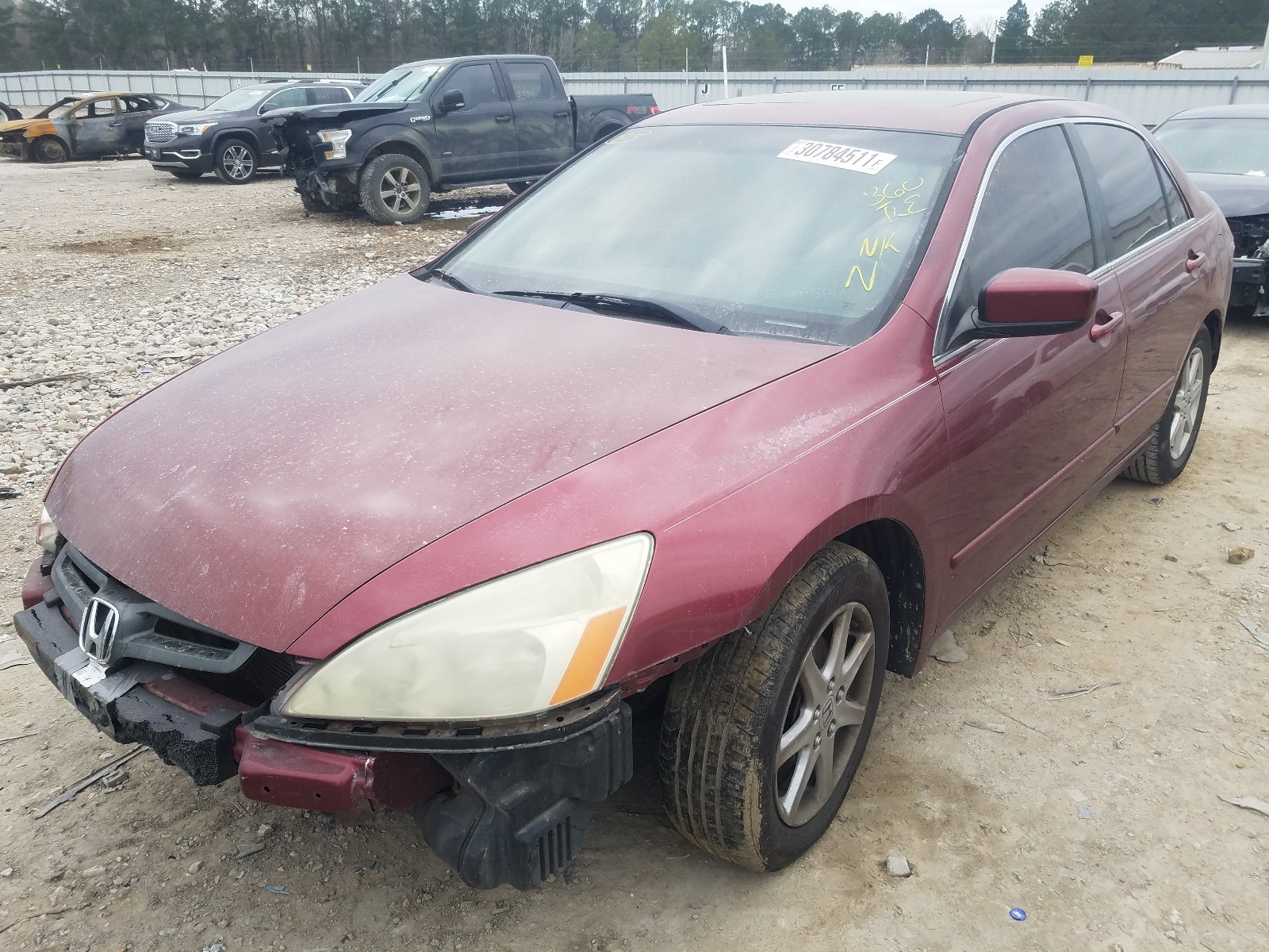 Photo 2 from auction – 2004 HONDA ACCORD EX with VIN 1HGCM66564A094300