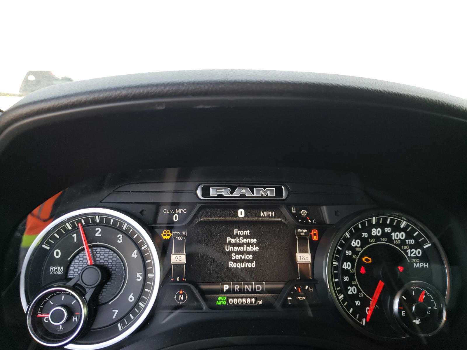 Photo 8 from auction – 2021 RAM 1500 BIG H with VIN 1C6SRFFT4MN558808