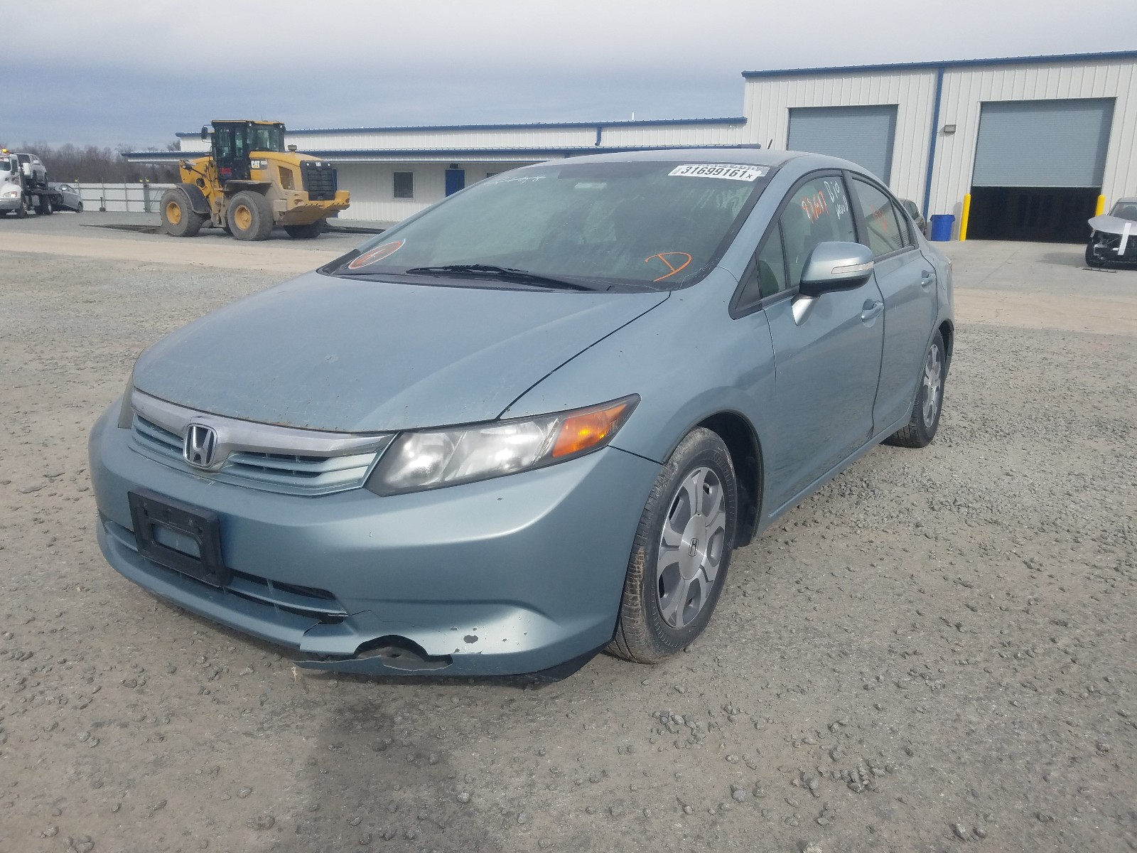 Photo 2 from auction – 2012 HONDA CIVIC HYBR with VIN JHMFB4F26CS000077