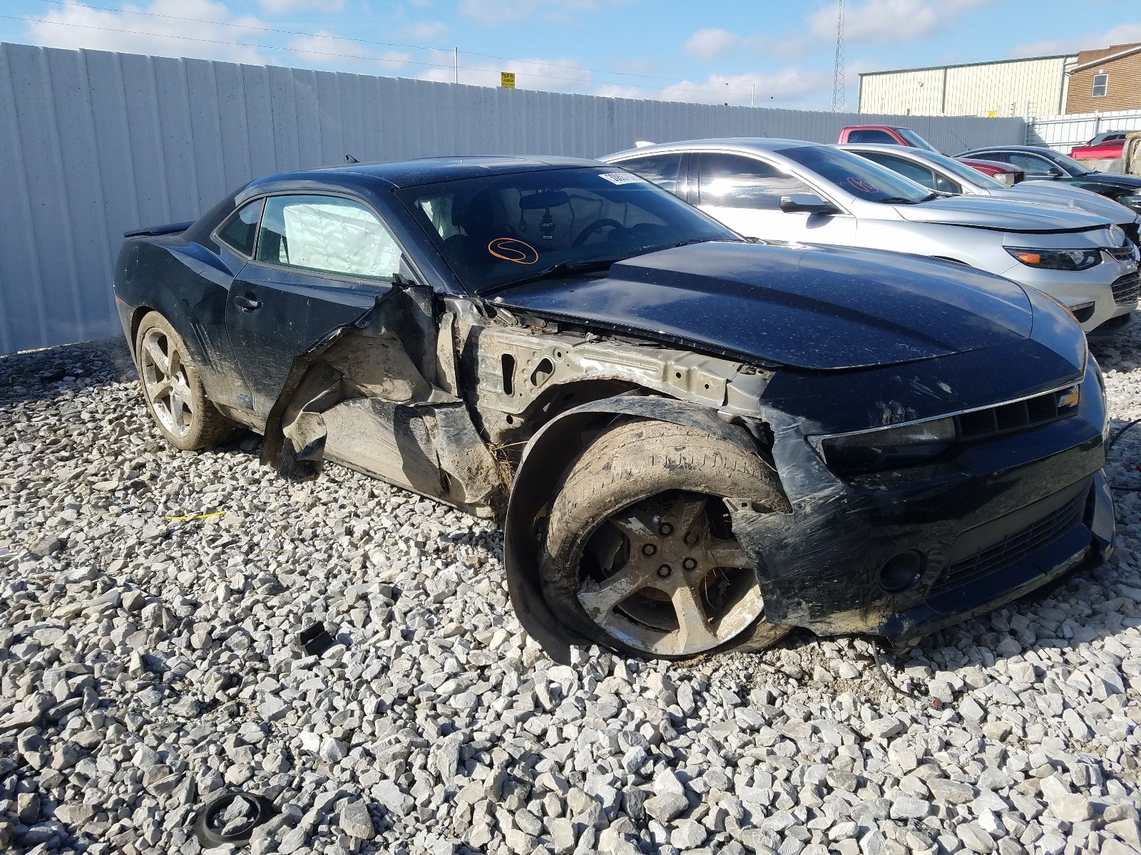 Photo 1 from auction – 2015 CHEVROLET CAMARO LT with VIN 2G1FD1E3XF9255236