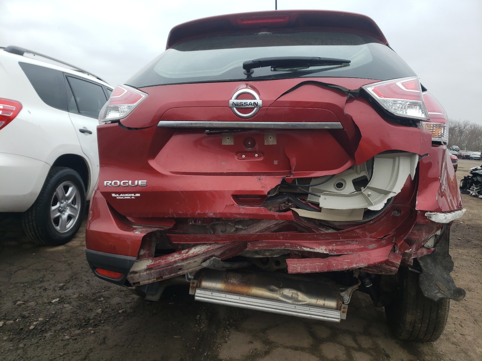 Photo 9 from auction – 2015 NISSAN ROGUE S with VIN KNMAT2MV3FP527091