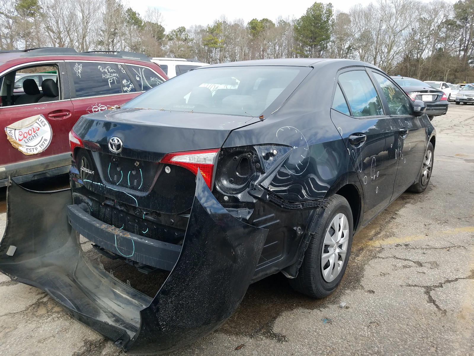 Photo 4 from auction – 2014 TOYOTA COROLLA L with VIN 2T1BURHE0EC061024