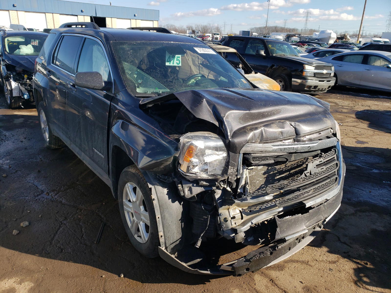 GMC TERRAIN SL 2016 with VIN 2GKFLNE32G6112869 - Photo from auction