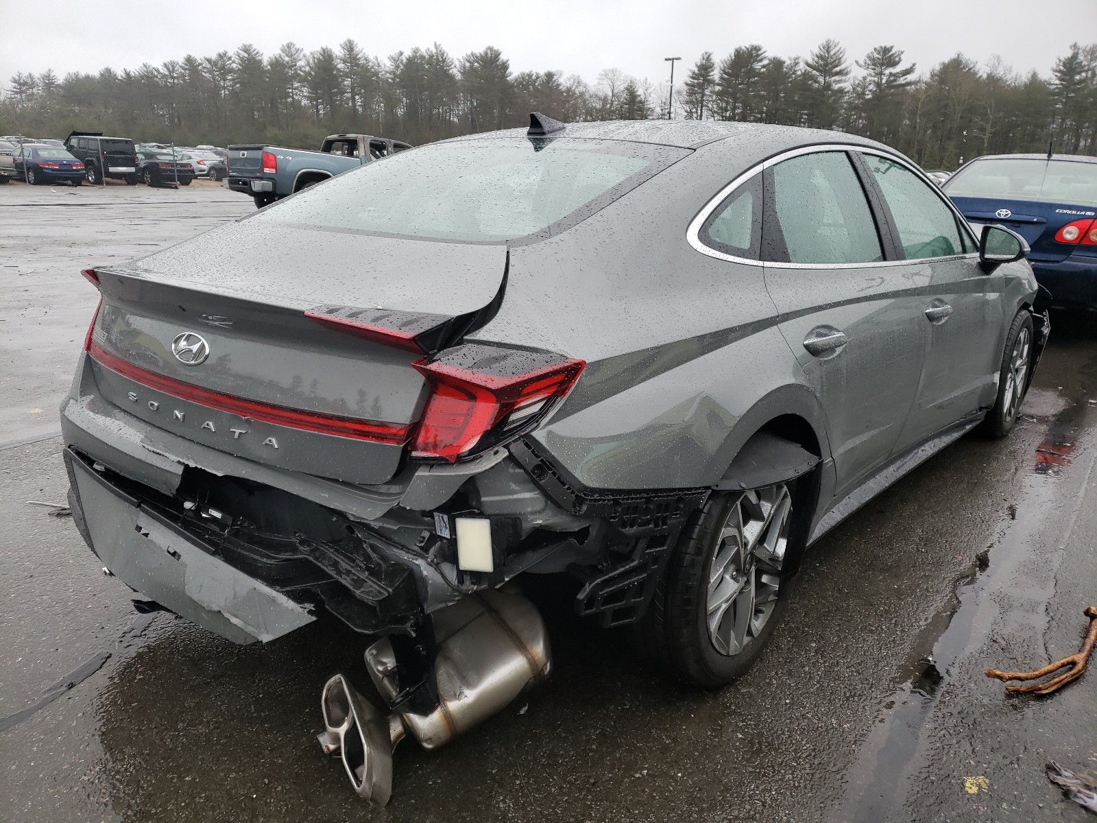 Photo 4 from auction – 2020 HYUNDAI SONATA SEL with VIN 5NPEF4JA3LH047341