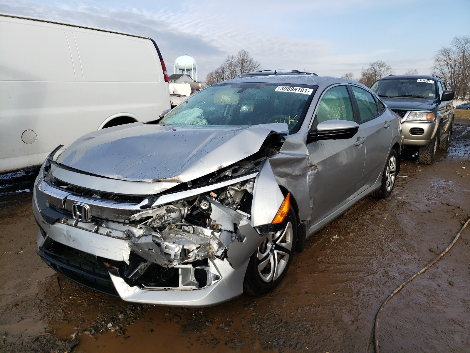 Photo 9 from auction – 2016 HONDA CIVIC LX with VIN 19XFC2F54GE212255