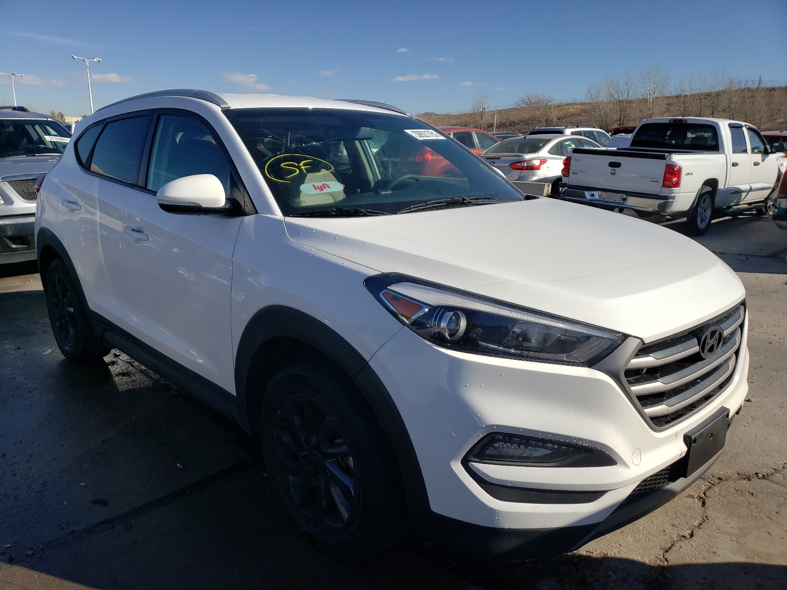 HYUNDAI TUCSON LIM 2016 with VIN KM8J33A20GU061957 - Photo from auction