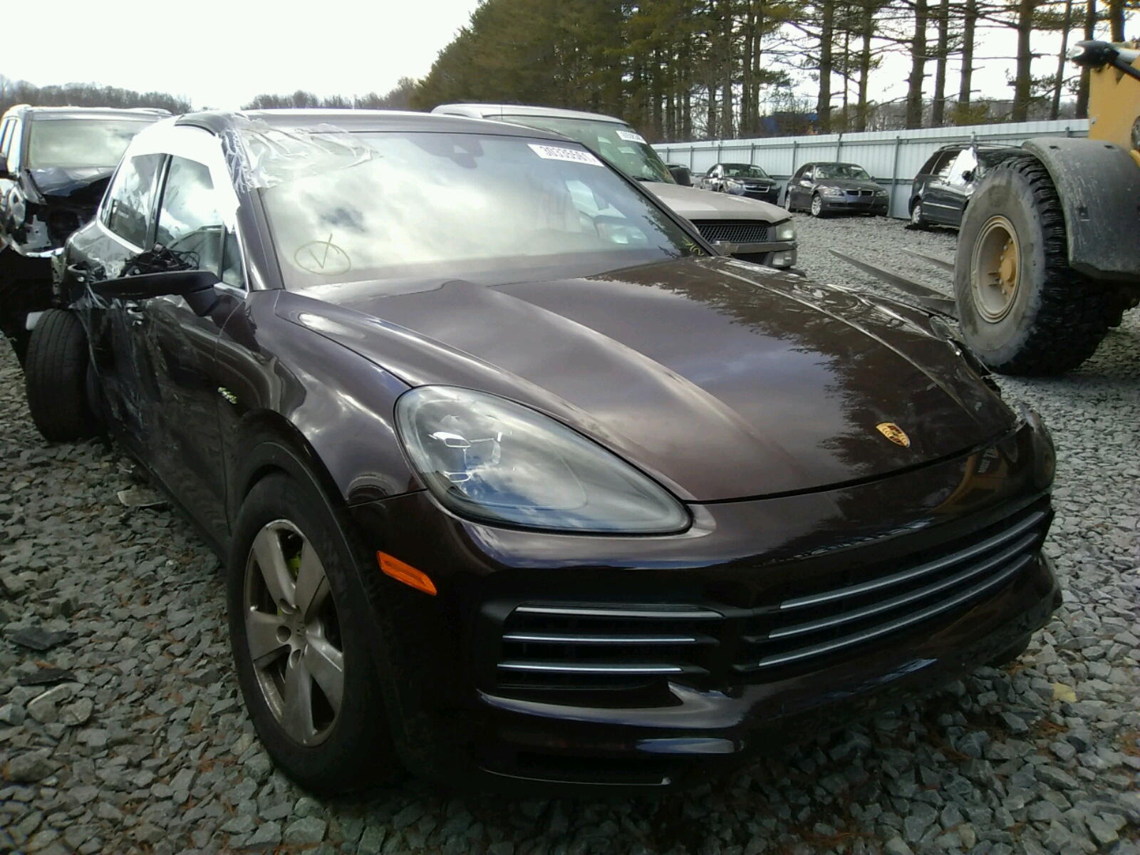 PORSCHE CAYENNE SE 2019 with VIN WP1AE2AY8KDA50371 - Photo from auction