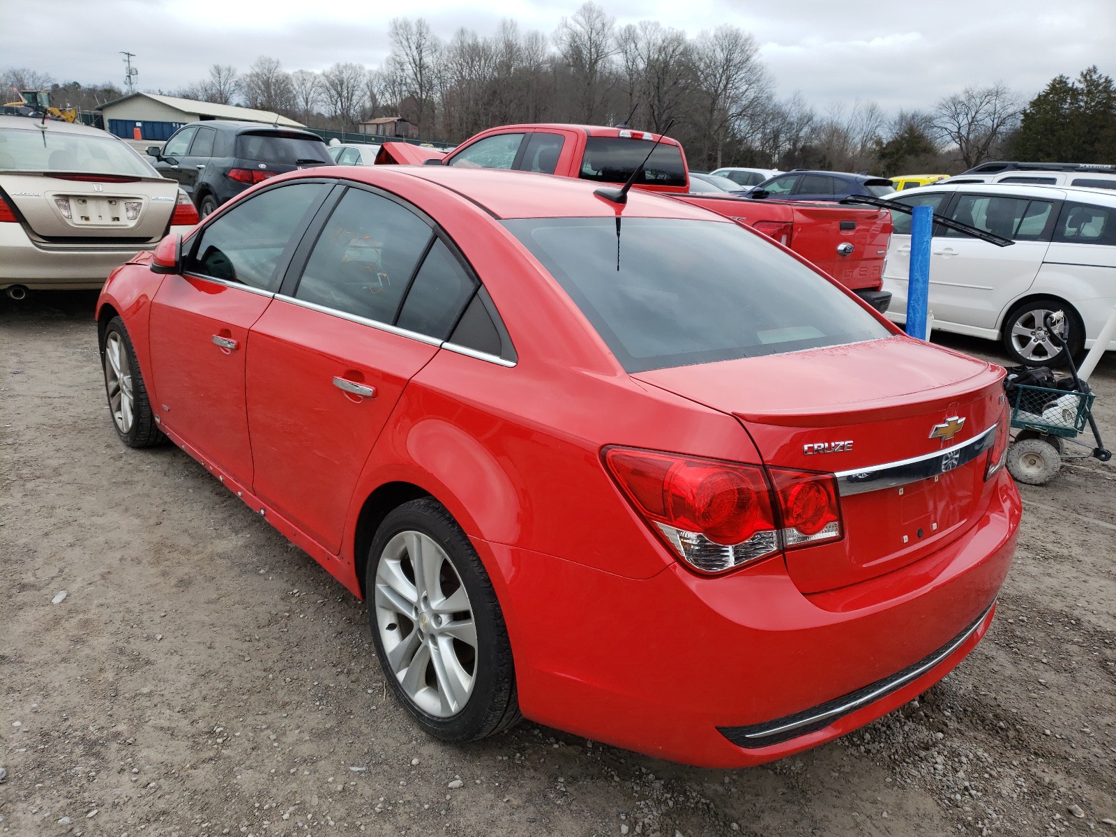 Photo 3 from auction – 2014 CHEVROLET CRUZE LTZ with VIN 1G1PG5SB7E7259727