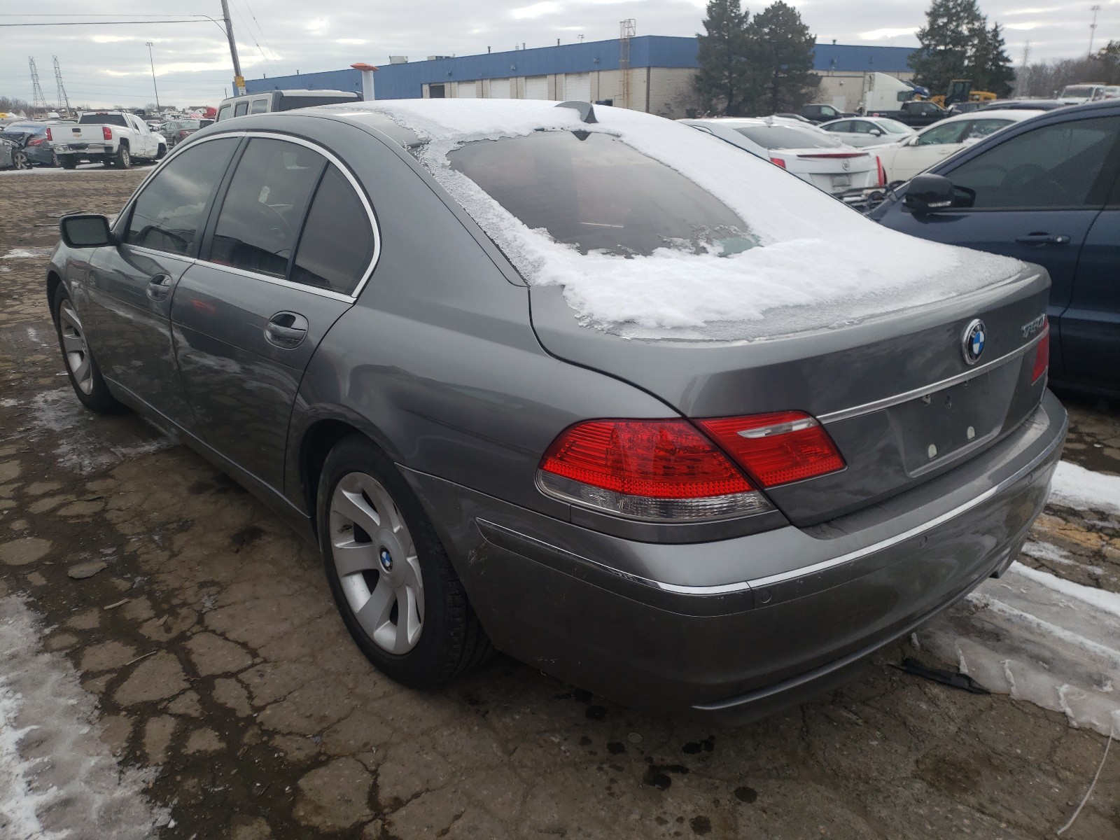 Photo 3 from auction – 2007 BMW 750I with VIN WBAHL83537DT07808