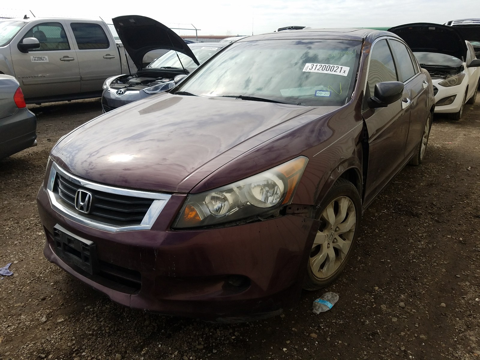 Photo 2 from auction – 2010 HONDA ACCORD EXL with VIN 5KBCP3F84AB015869