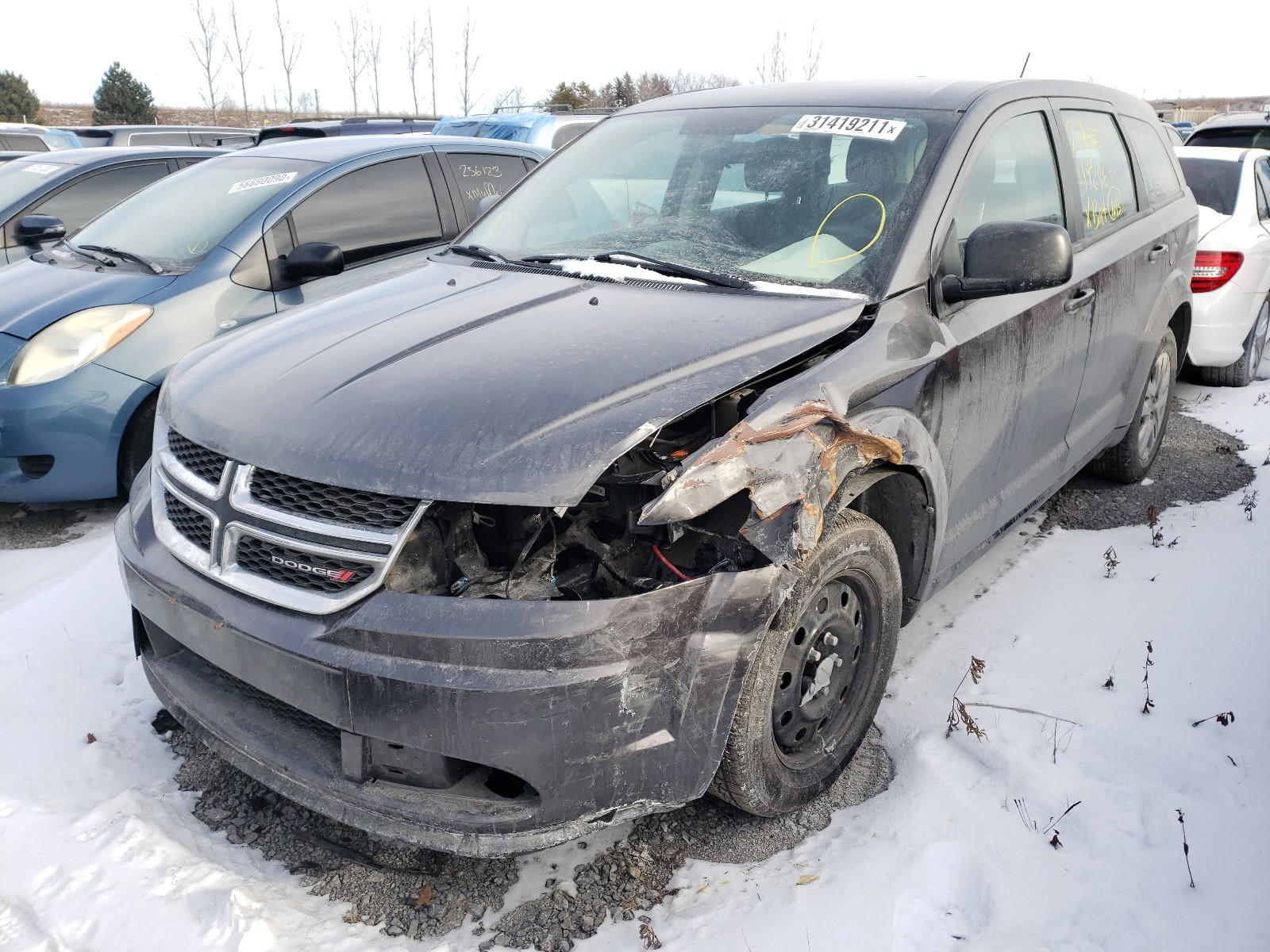 Photo 2 from auction – 2015 DODGE JOURNEY SE with VIN 3C4PDCAB3FT636928