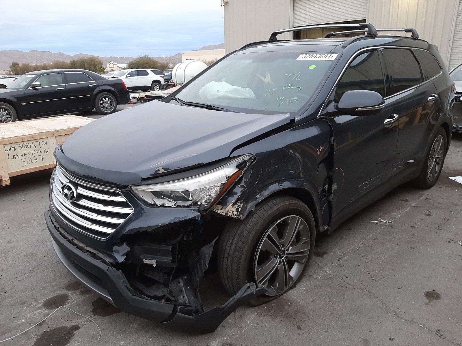 Photo 2 from auction – 2014 HYUNDAI SANTA FE G with VIN KM8SR4HF1EU037181