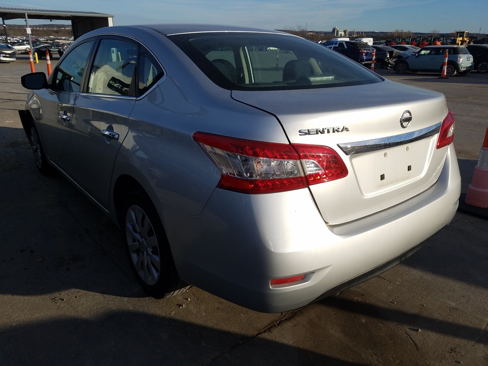 Photo 3 from auction – 2015 NISSAN SENTRA S with VIN 3N1AB7AP1FY342237